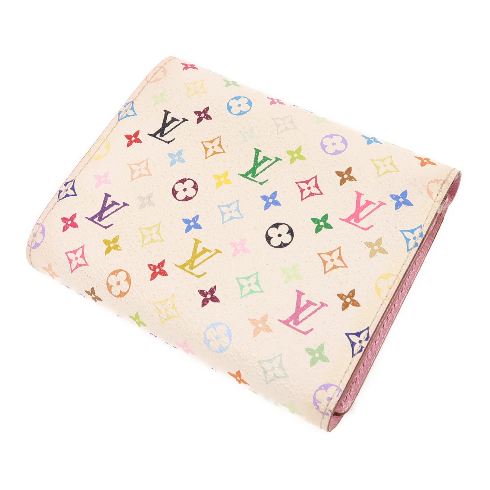 LOUIS VUITTON Monogram Multicolore Portefeuille Koala Wallet金扣錢包白色