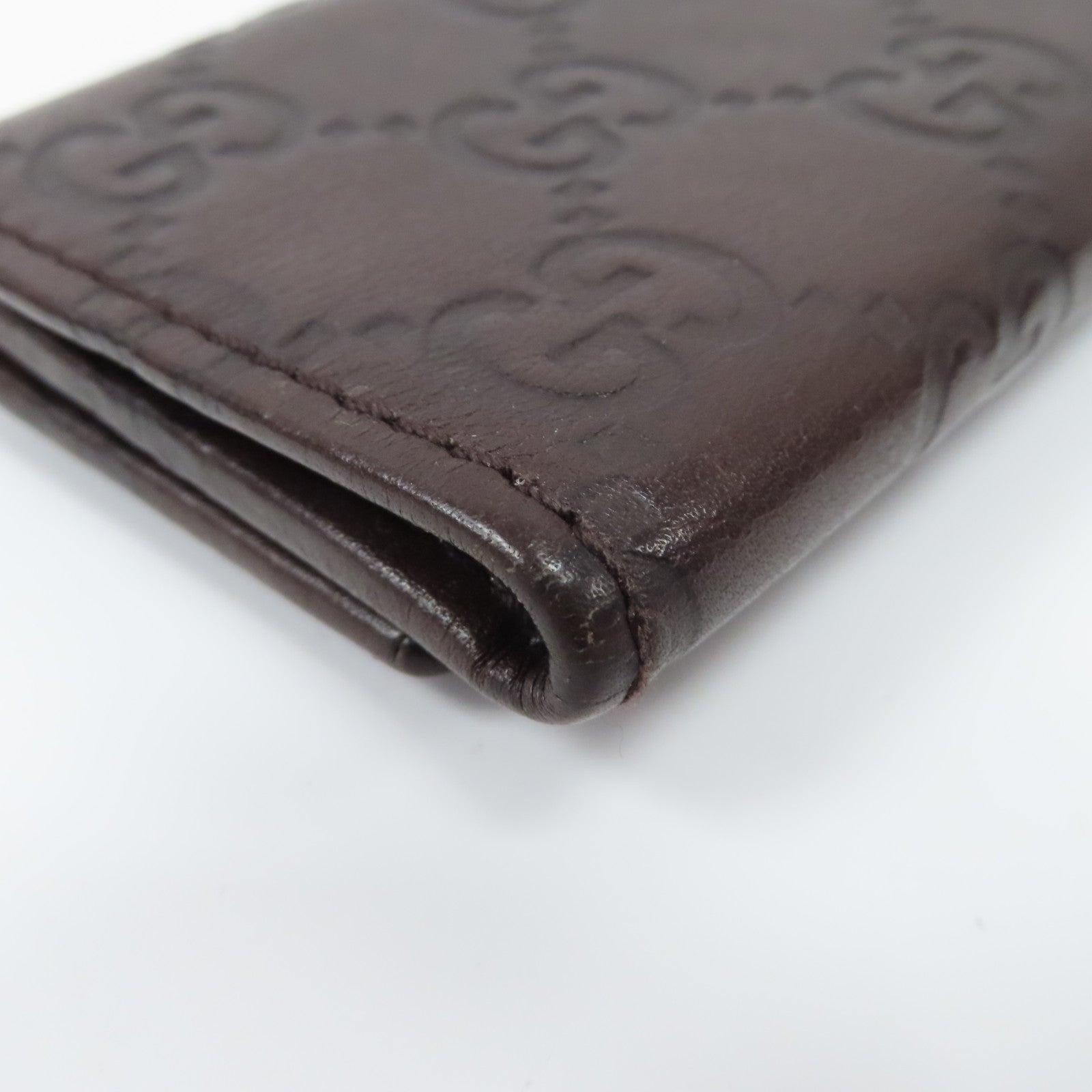 GUCCI 牛皮皮革Key Case鑰匙套啡色