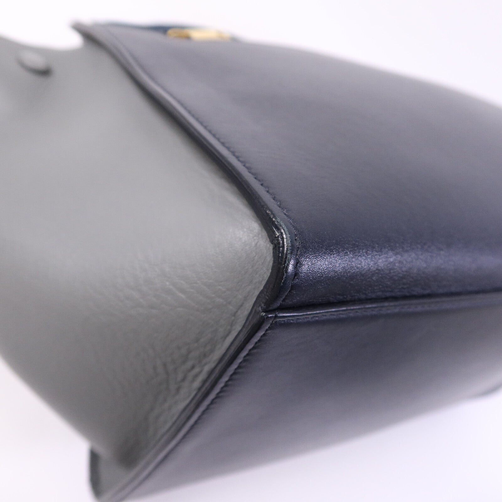 CELINE 牛皮皮革Trapeze金扣手挽肩背兩用袋