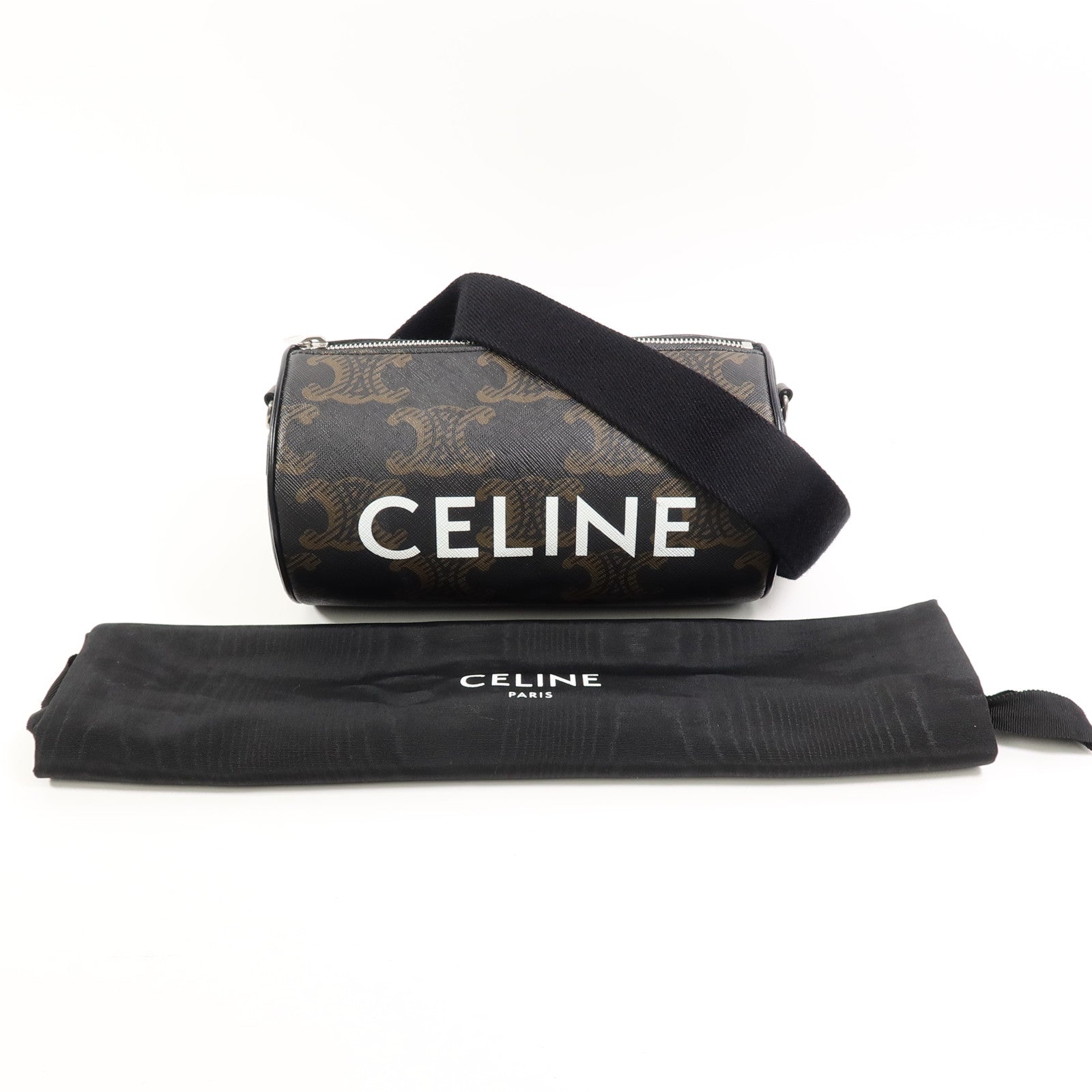 CELINE 塗層帆布Cylinder肩背袋