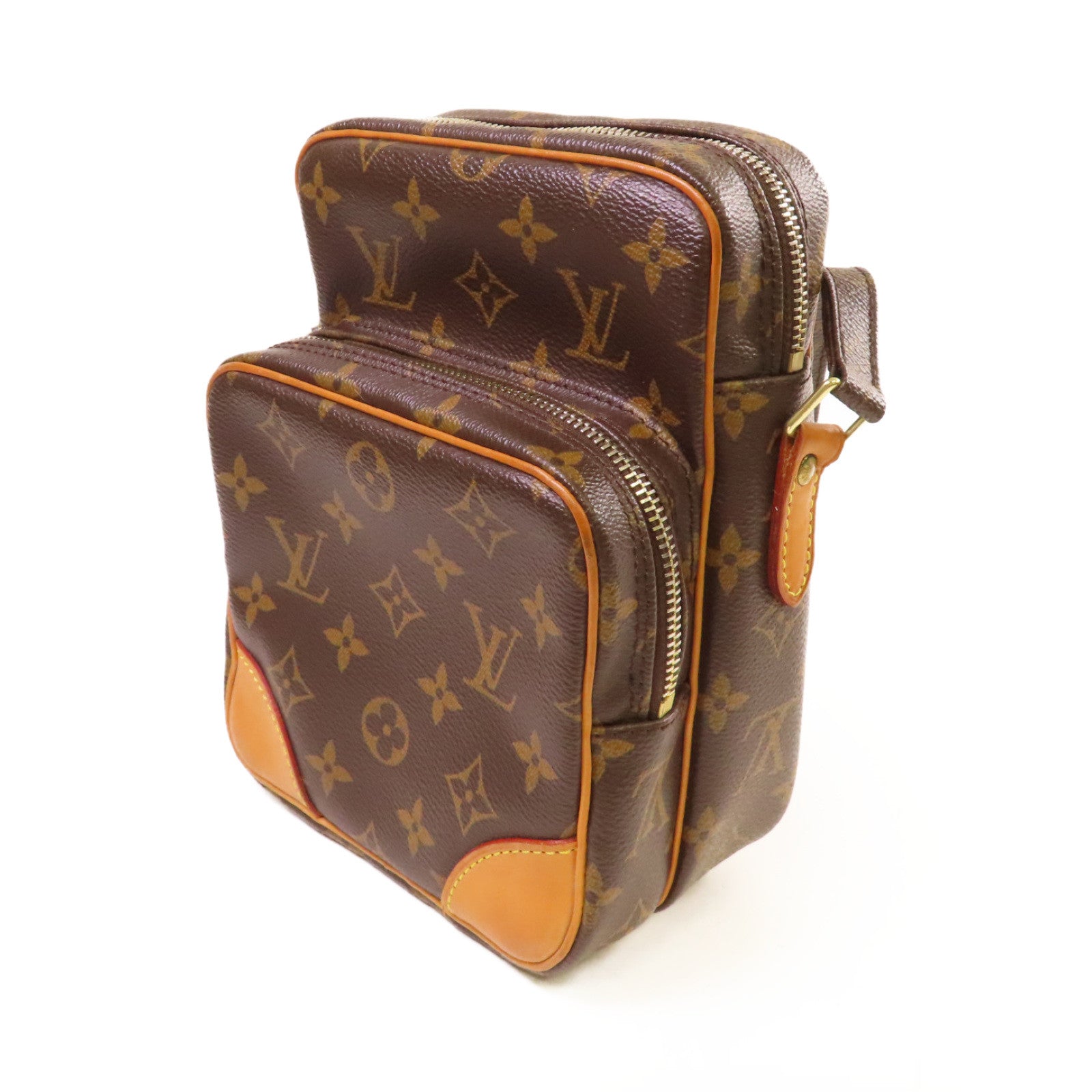 LOUIS VUITTON Monogram Amazon Shoulder Bag金扣肩背袋啡色