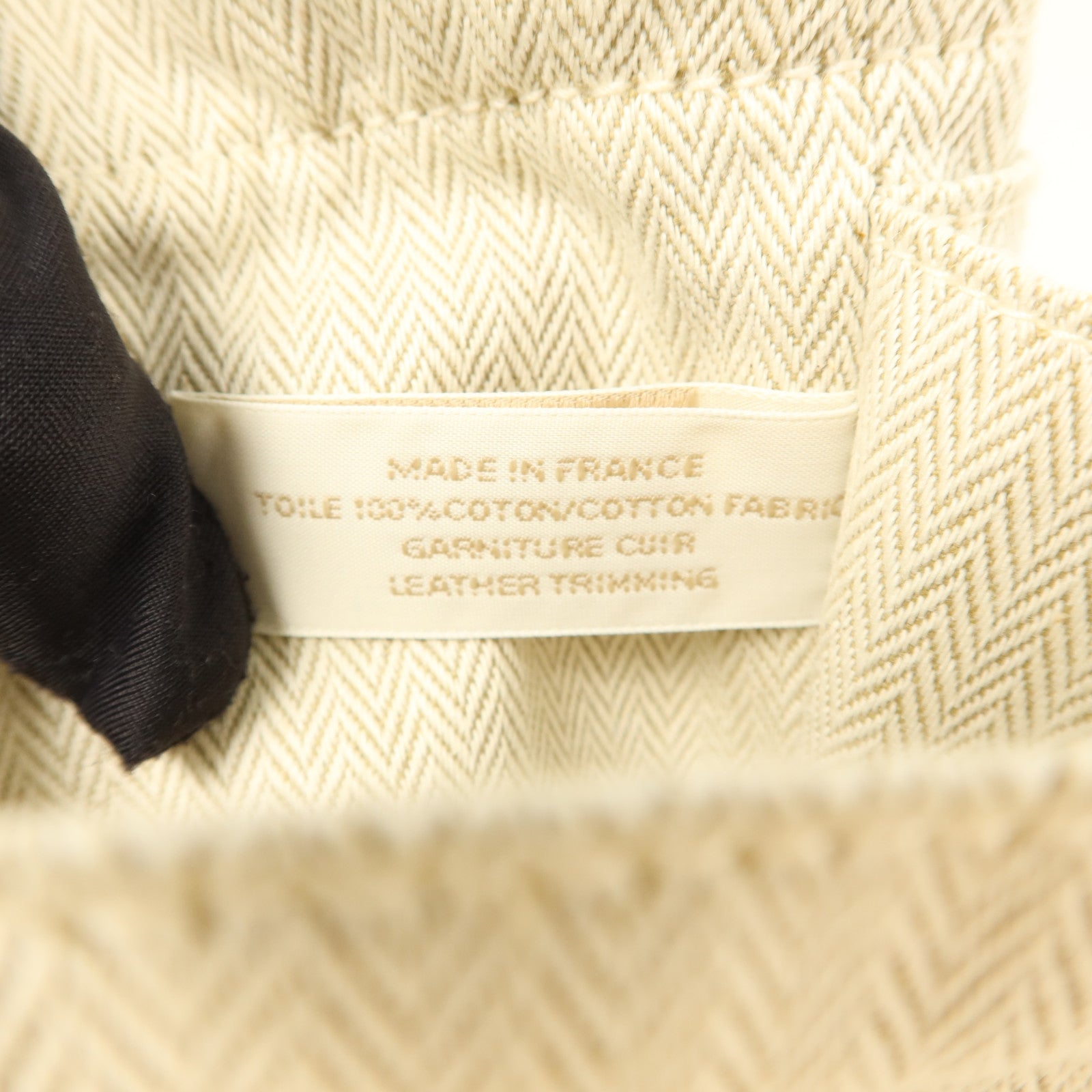 HERMES 帆布/Barenia皮革Fourbi 20 Pouch手拿包Naturel/Fauve