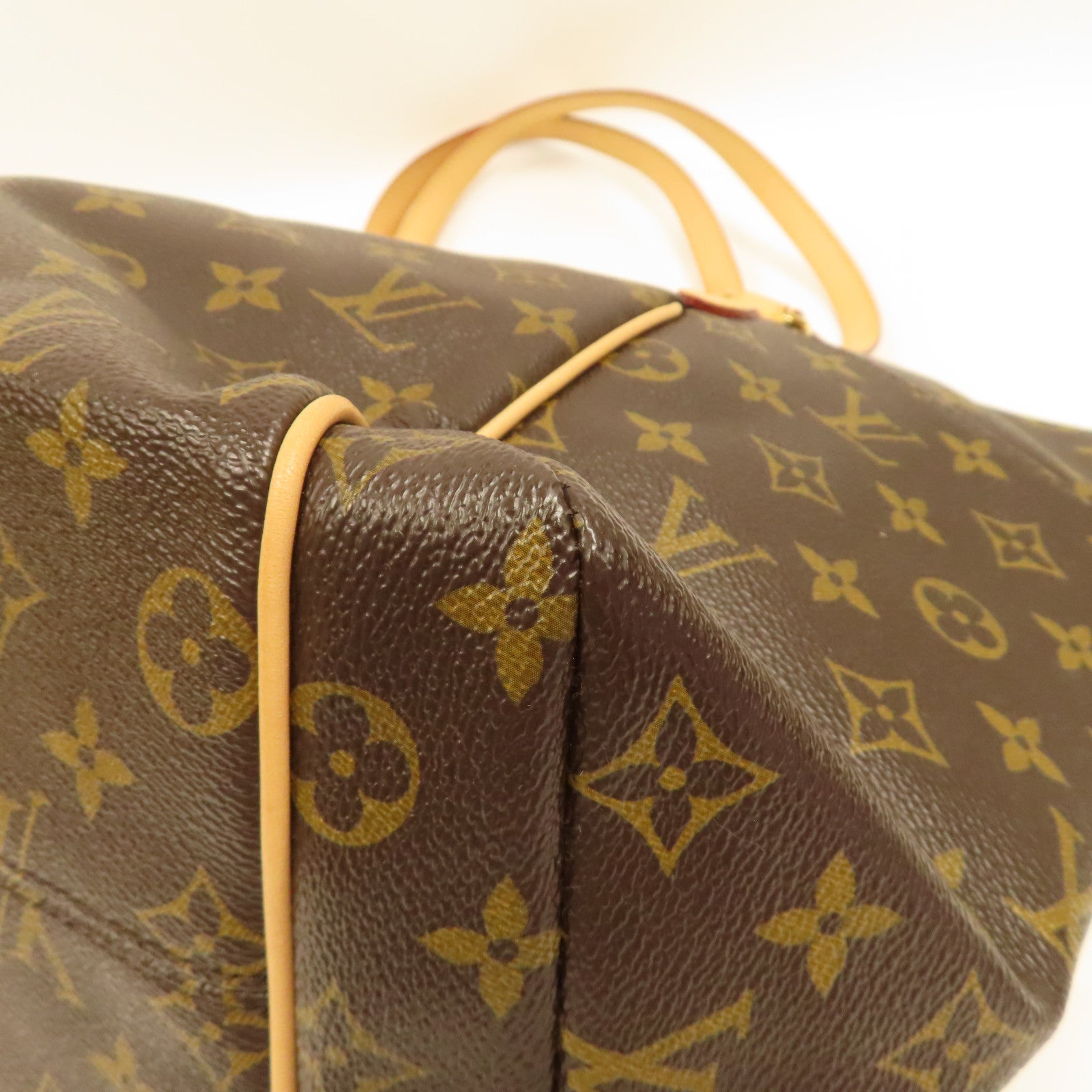 LOUIS VUITTON Monogram Totally MM金扣肩背袋啡色