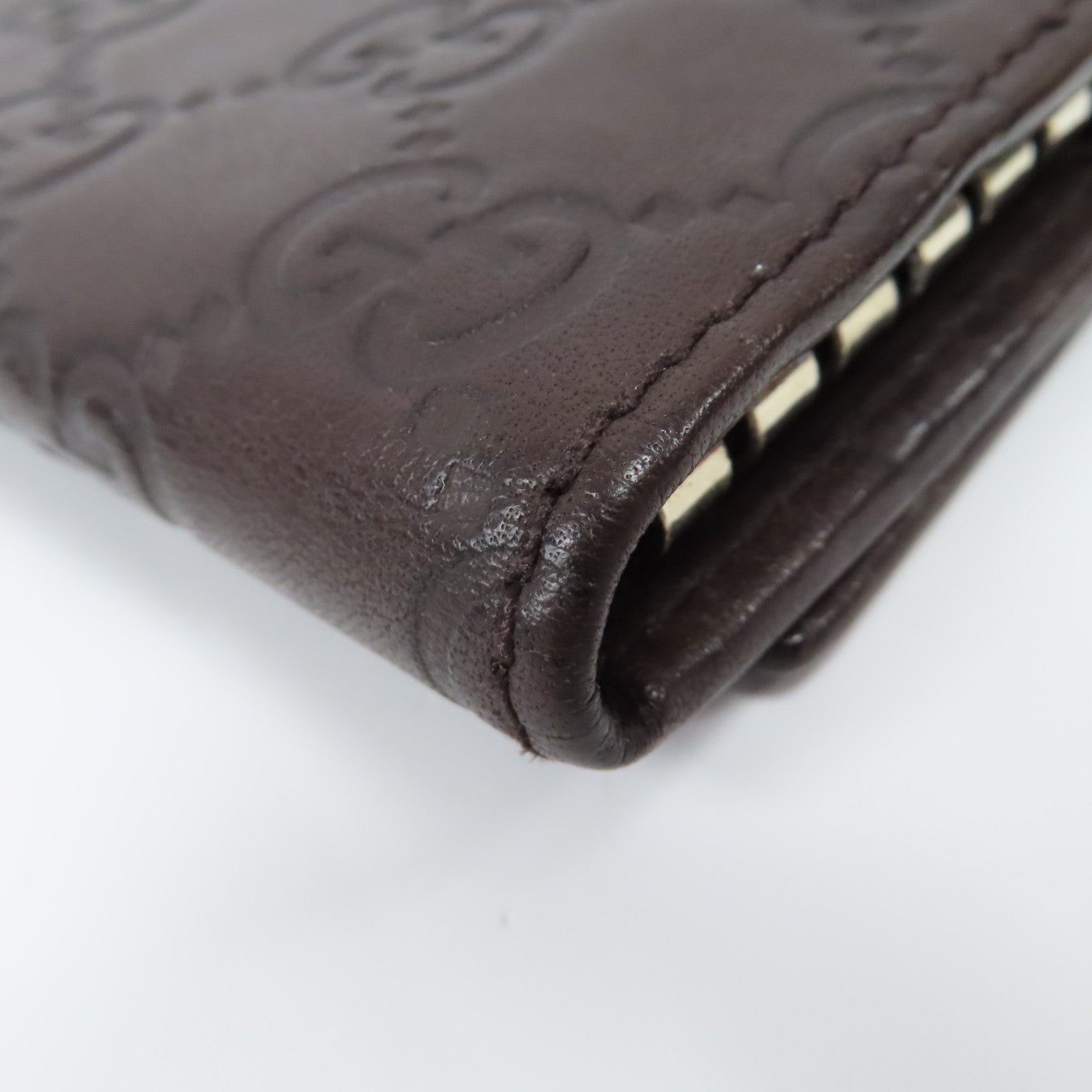 GUCCI 牛皮皮革Key Case鑰匙套啡色