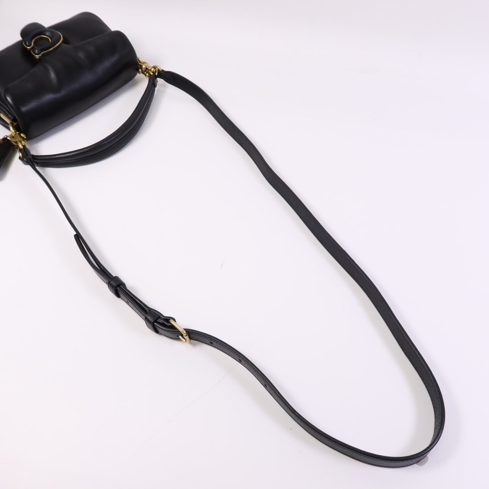 COACH 羊皮皮革Mini 2 Way Bag金扣手挽肩背兩用袋