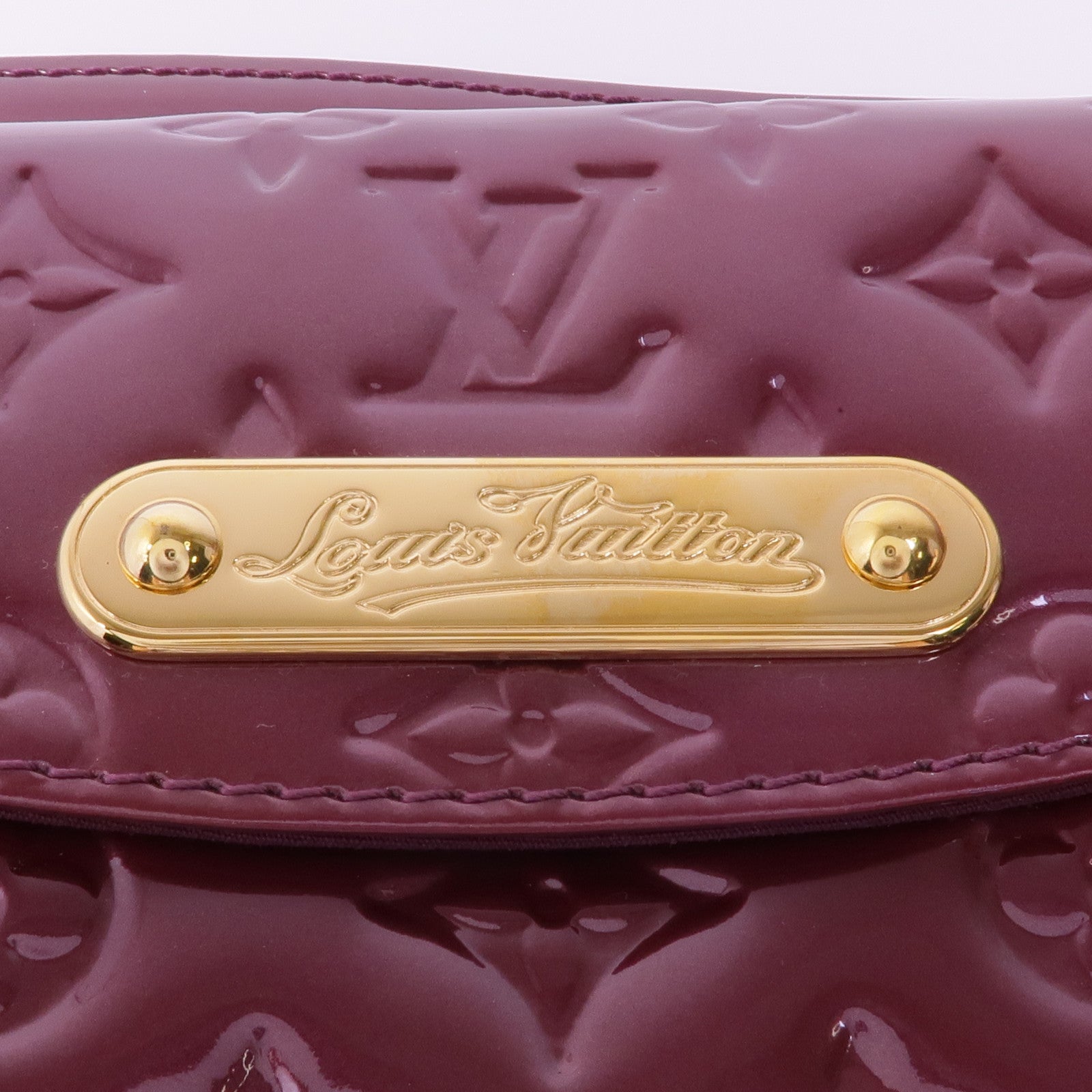 LOUIS VUITTON Vernis Sunset Bouldevard金扣肩背袋