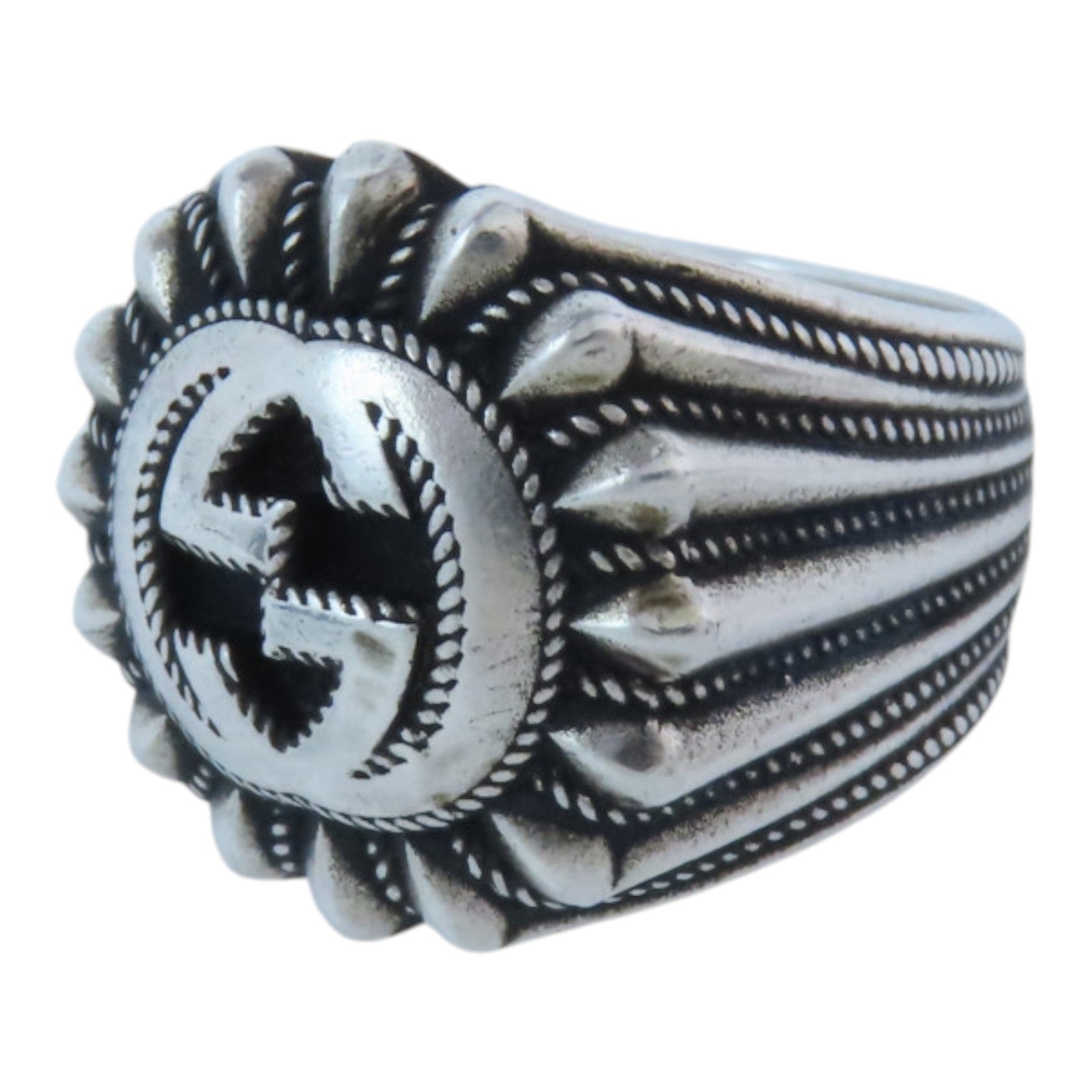 GUCCI 925純銀Silver Ring戒指US#6.75