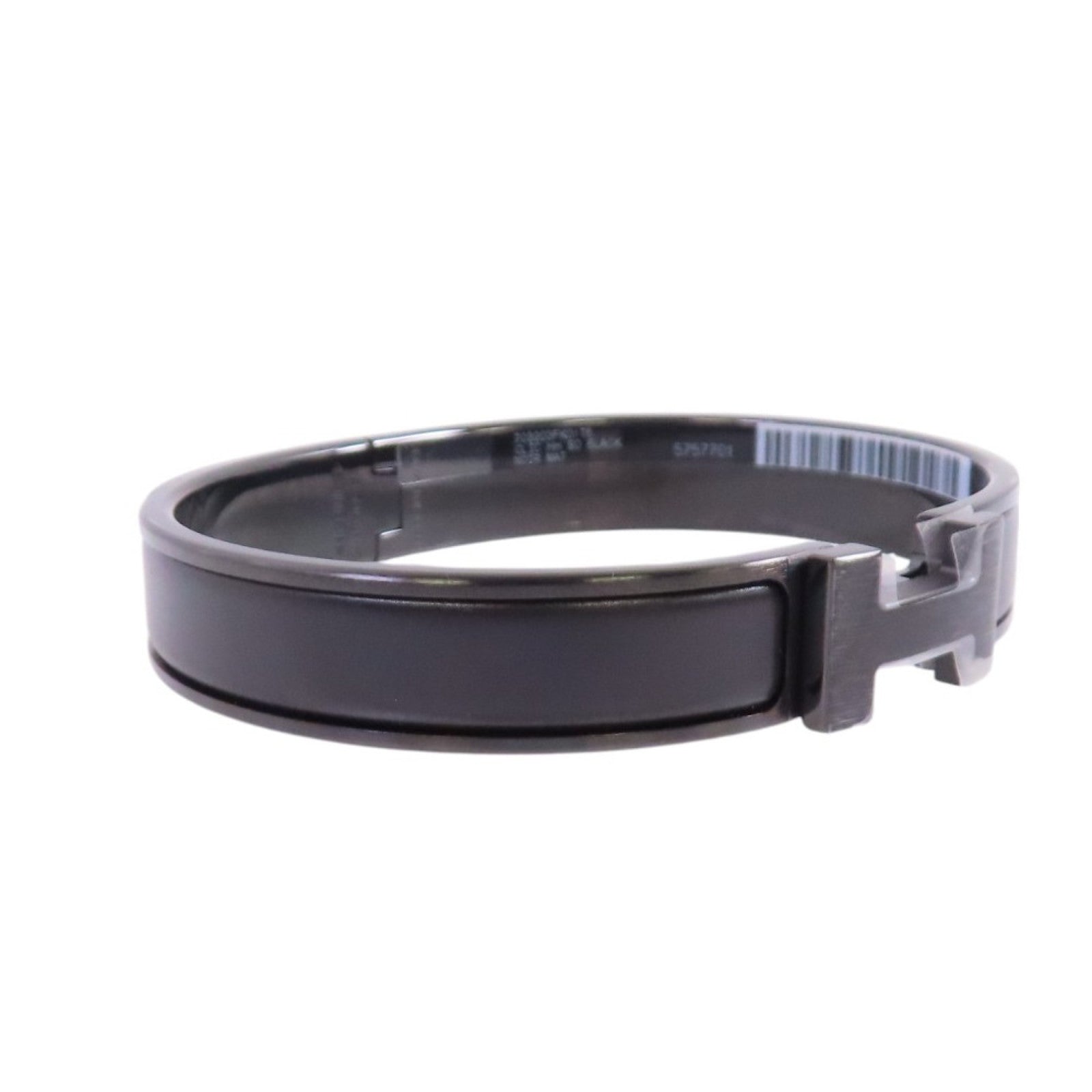 HERMES 金屬/琺瑯Clic HH So Black Bracelet手鐲