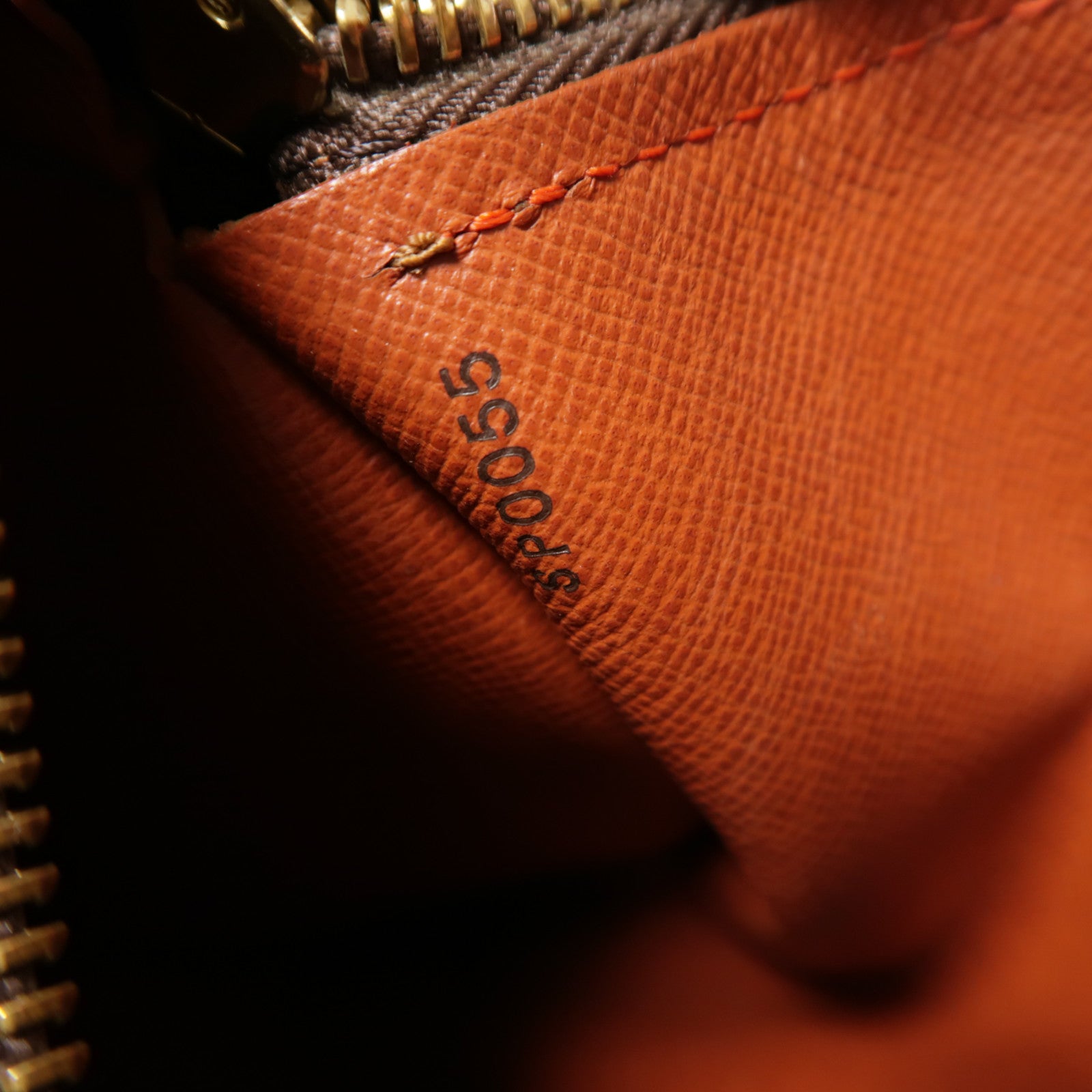 LOUIS VUITTON Damier Papillon GM金扣肩背袋