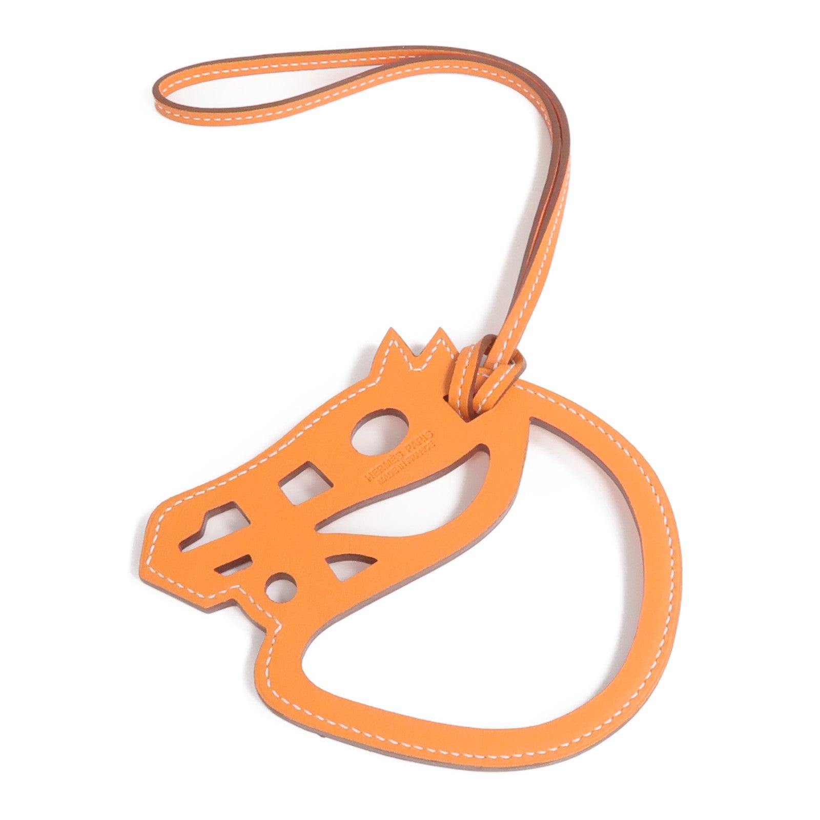HERMES Swift皮革Paddock Cheval Bag Charm掛飾