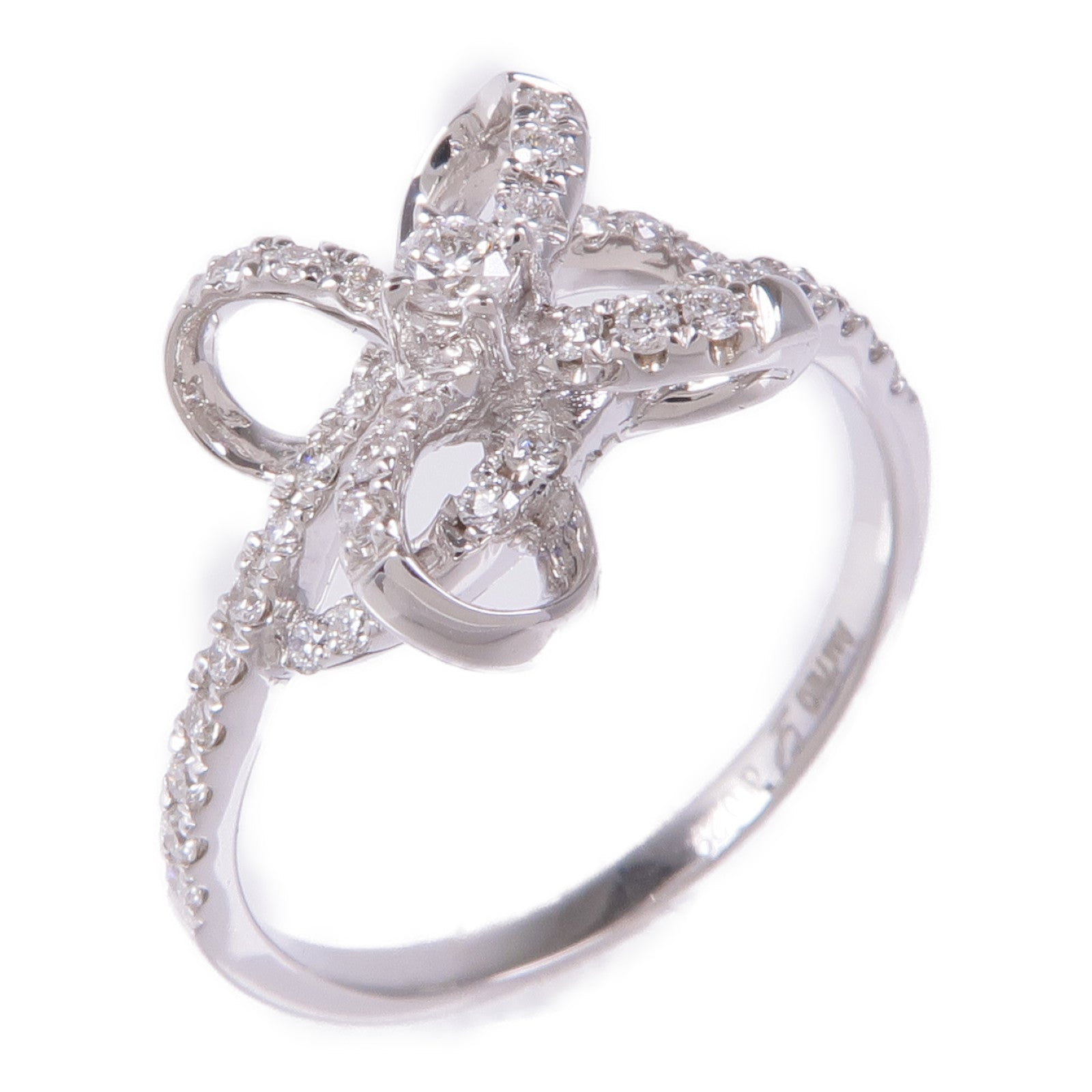 JEWELRY 【激減優惠】18K白金Diamond Ring鑽石戒指US#6