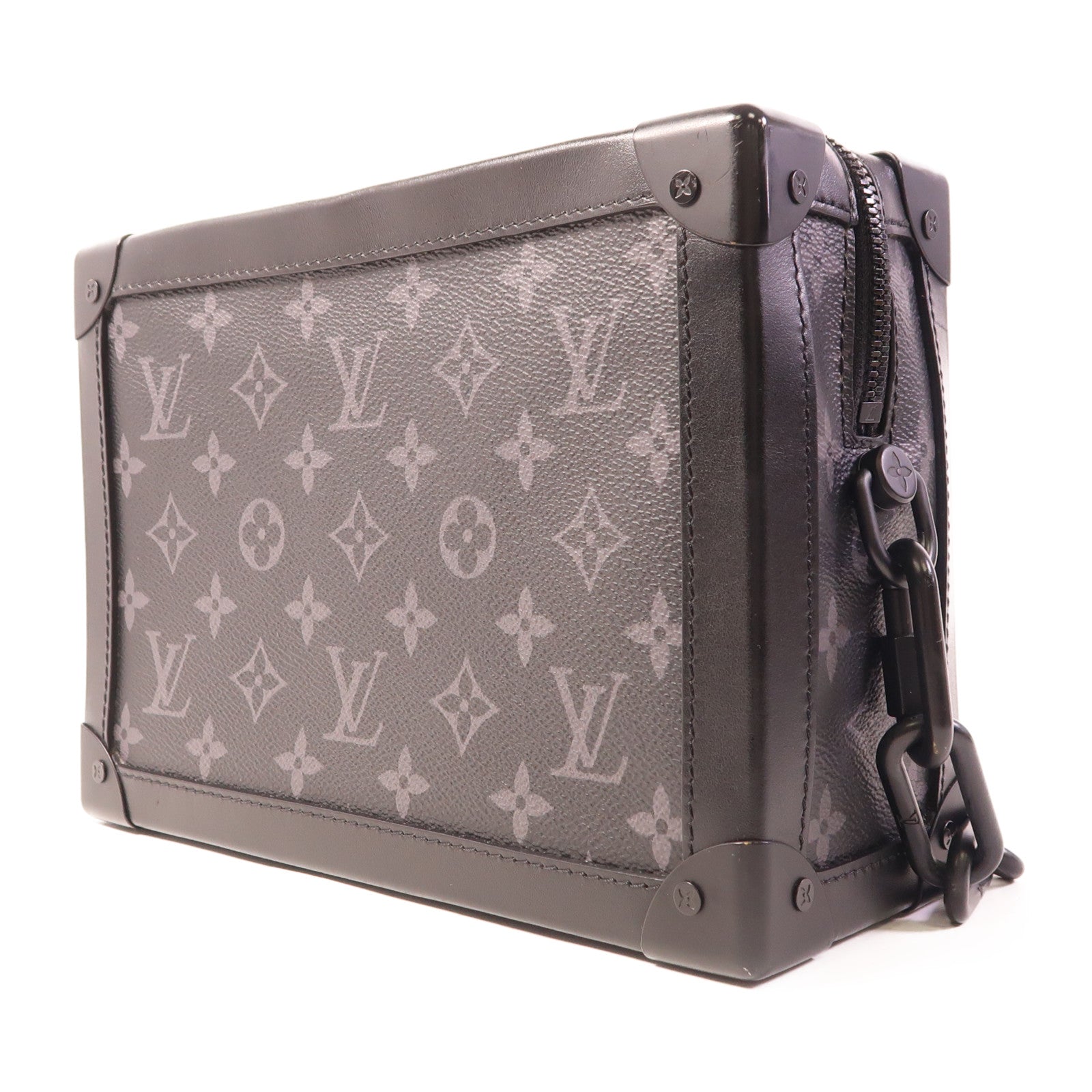 LOUIS VUITTON Monogram Eclipse Soft Trunk肩背袋