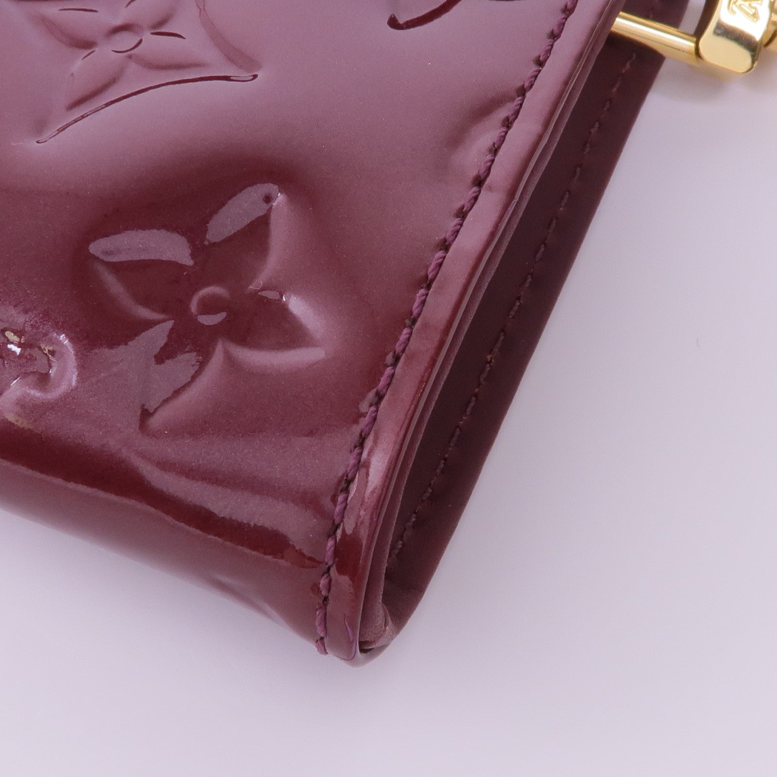 LOUIS VUITTON Vernis Sunset Bouldevard金扣肩背袋