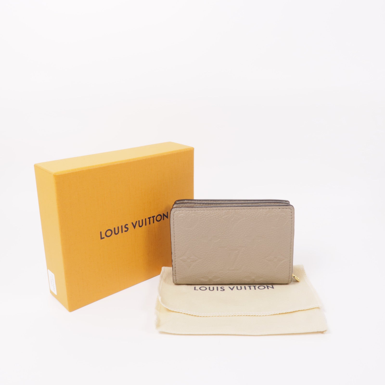 LOUIS VUITTON Monogram Empreinte Clea Wallet金扣錢包