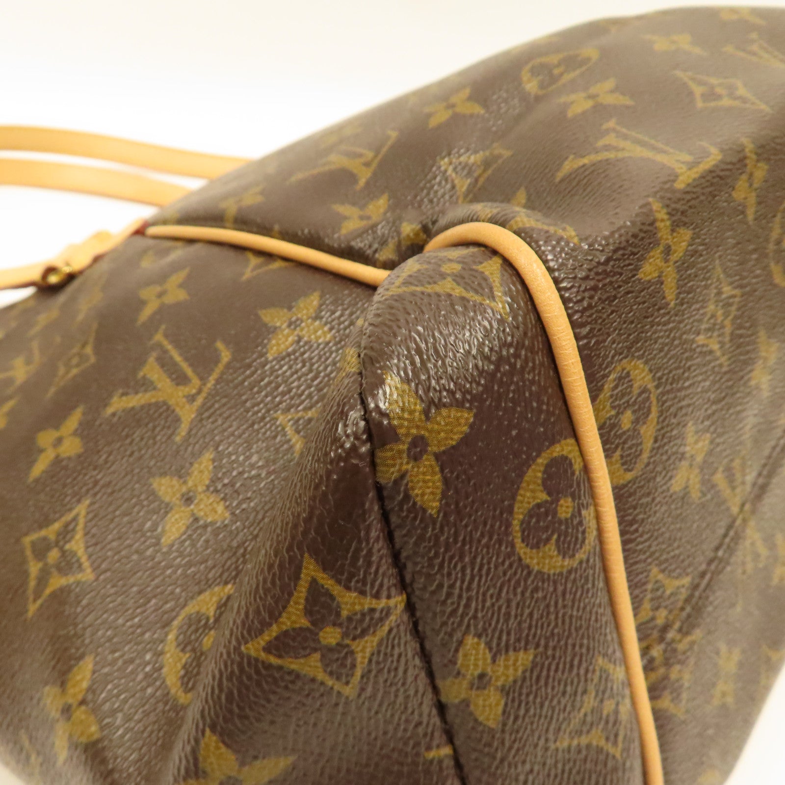 LOUIS VUITTON Monogram Totally MM金扣肩背袋啡色