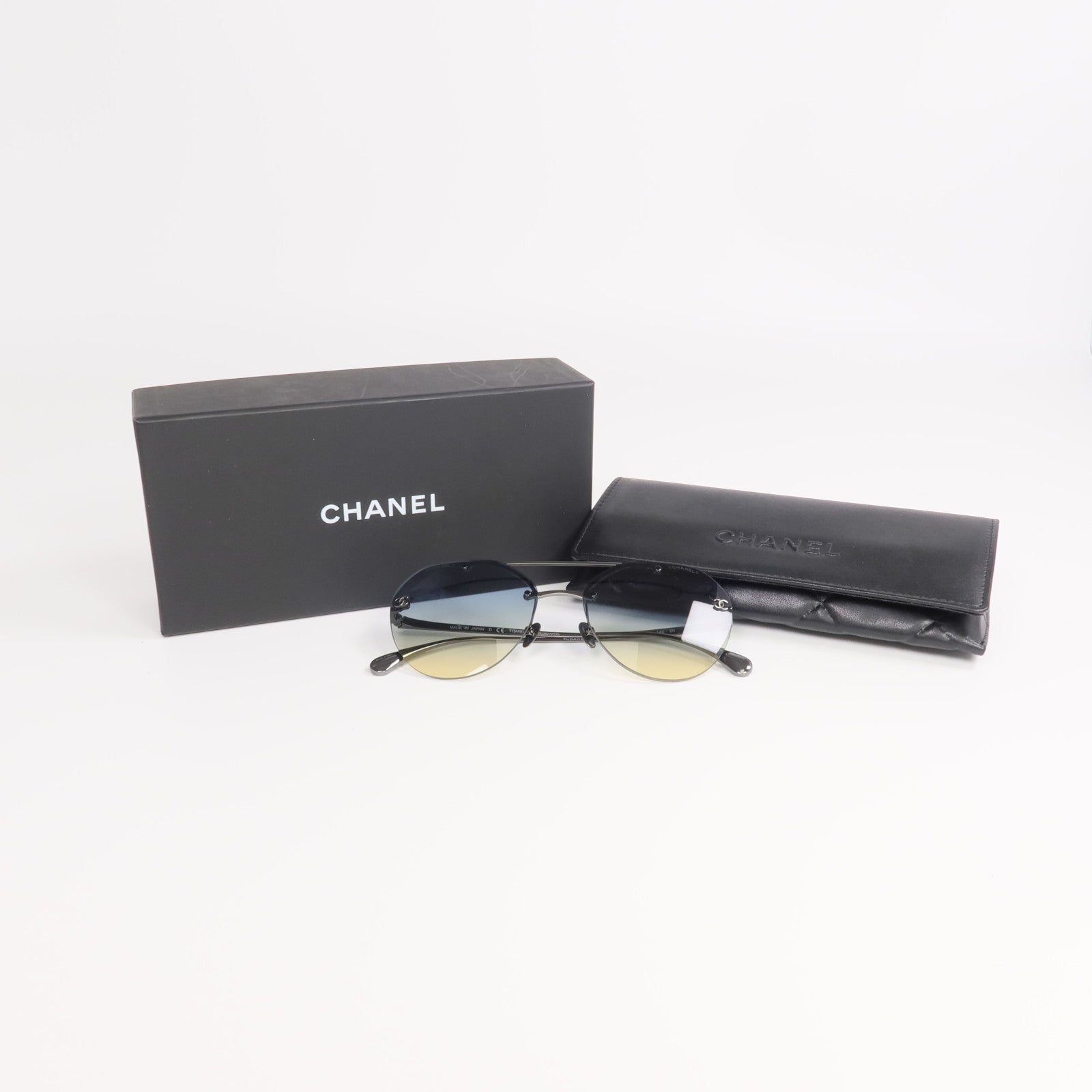 CHANEL 鈦Sunglasses太陽眼鏡