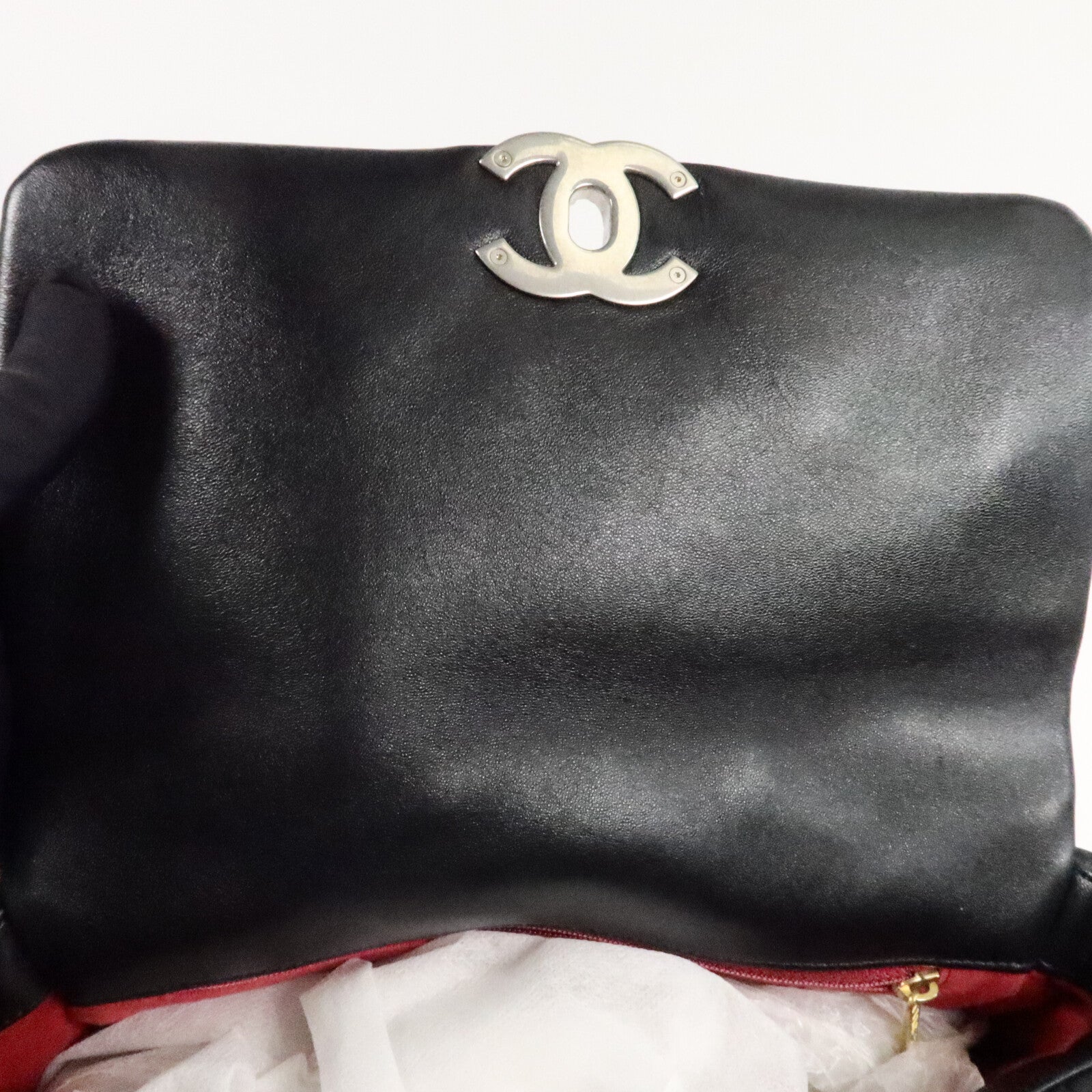 CHANEL 羊皮皮革Chanel 19 Small手挽肩背兩用袋