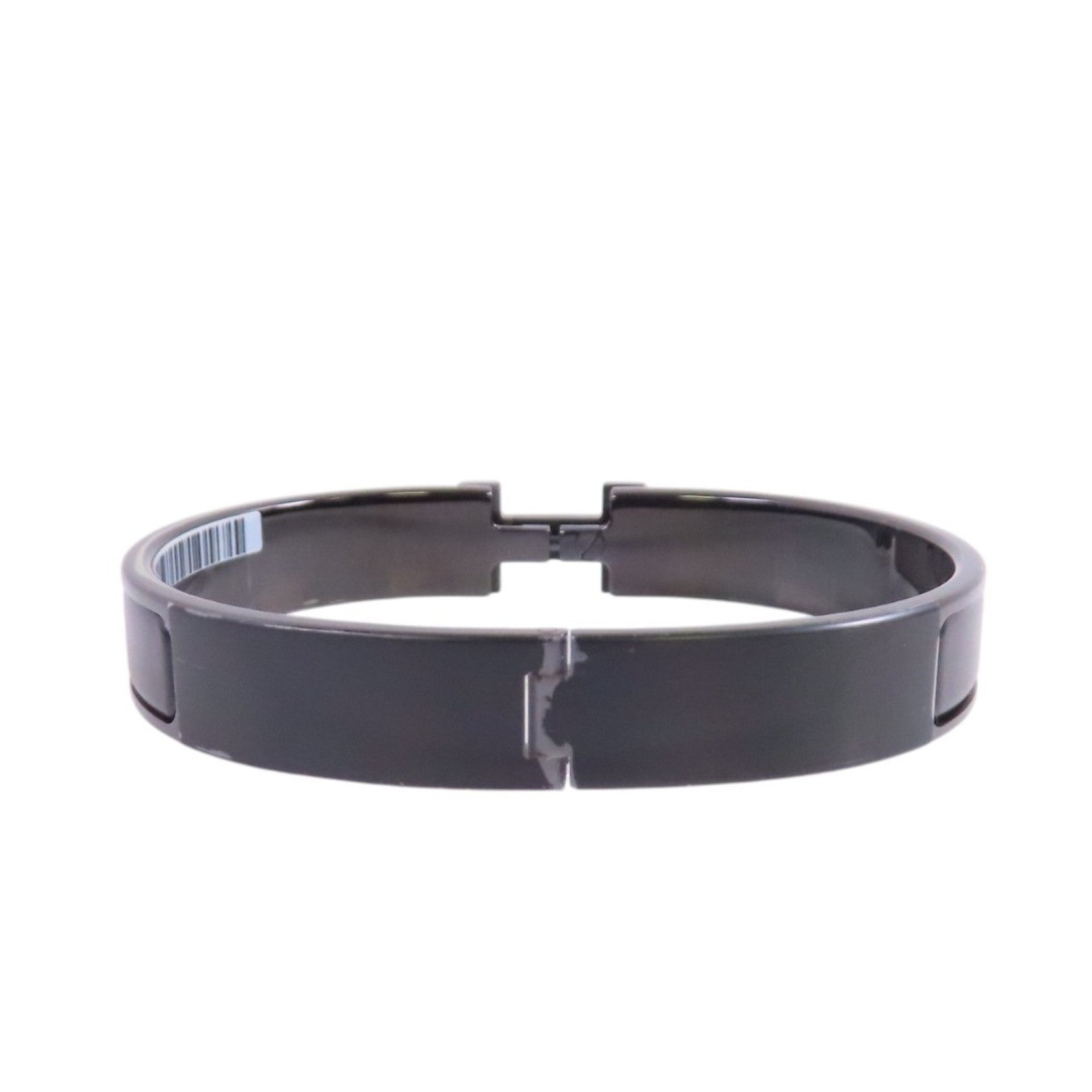 HERMES 金屬/琺瑯Clic HH So Black Bracelet手鐲