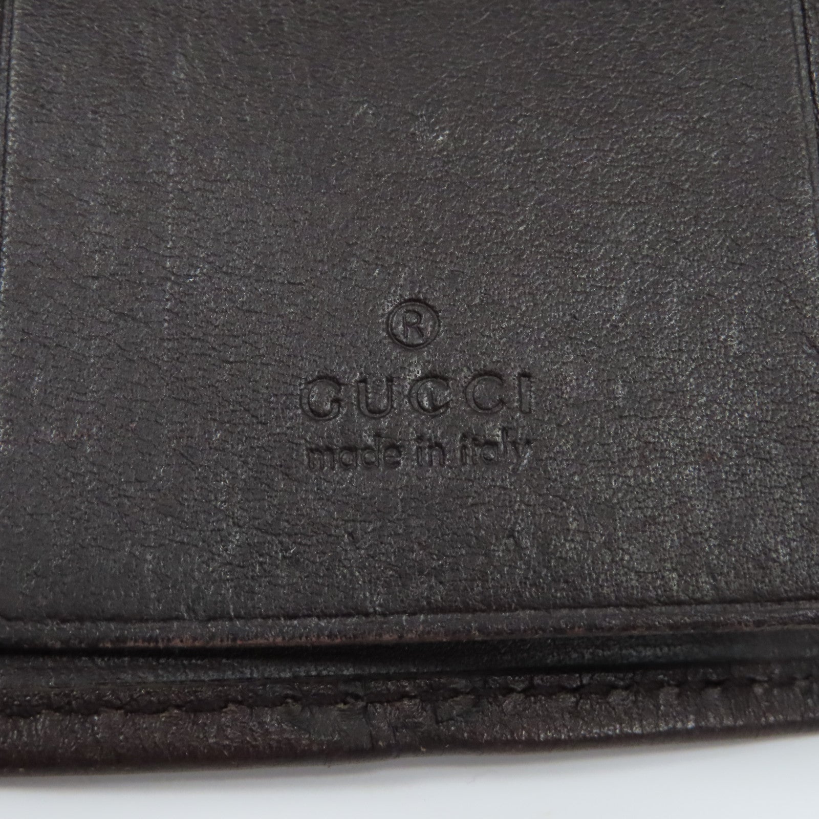 GUCCI 牛皮皮革Key Case鑰匙套啡色