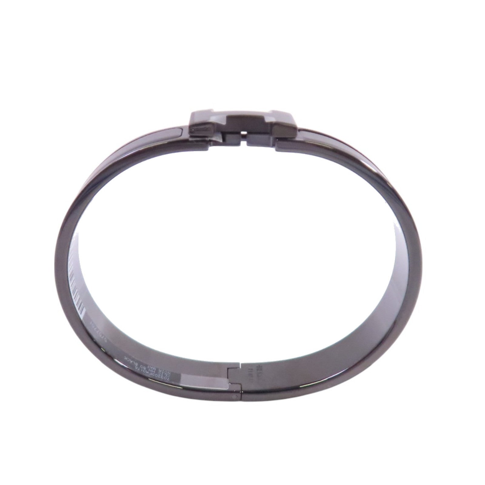 HERMES 金屬/琺瑯Clic HH So Black Bracelet手鐲