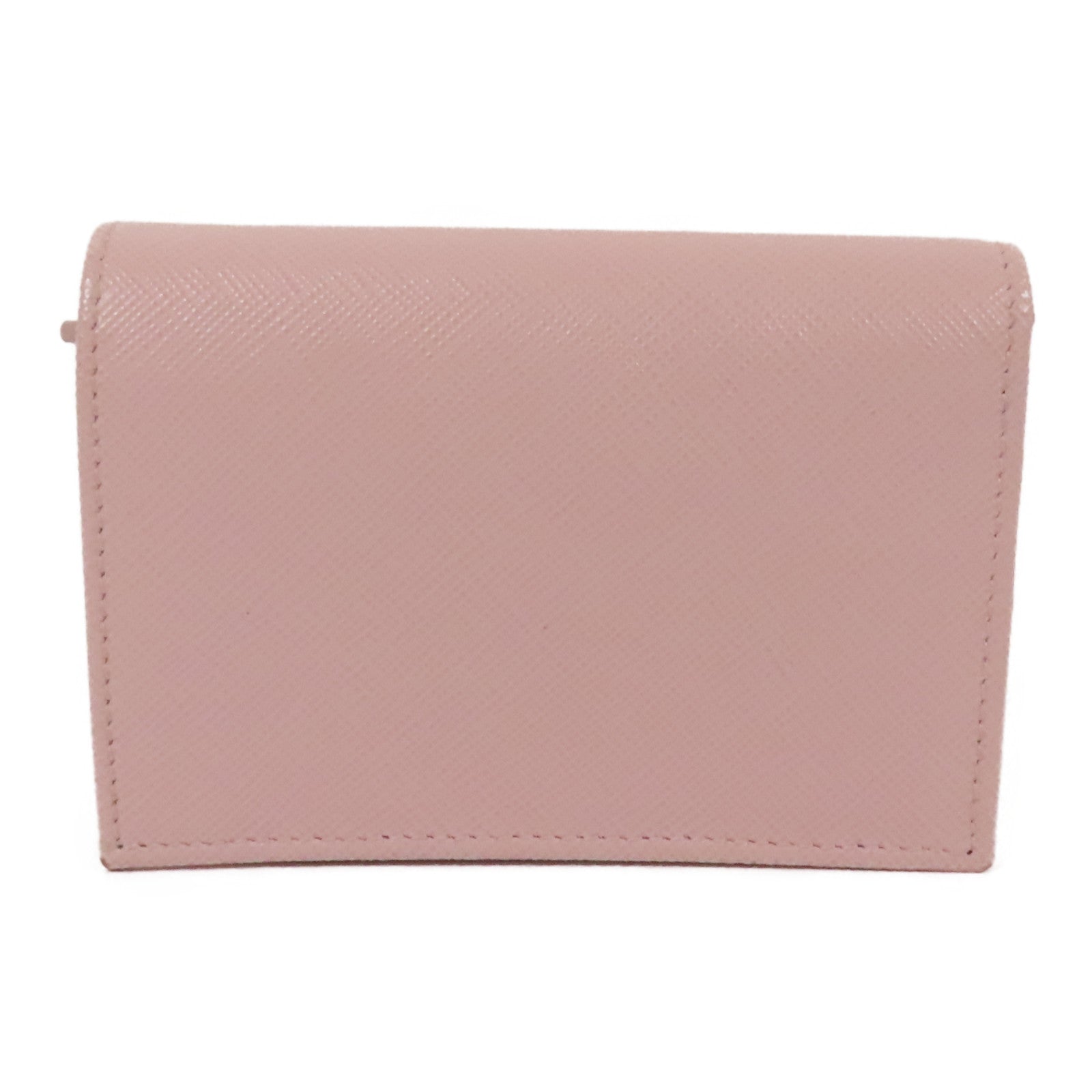 PRADA Saffiano皮革Wallet銀扣錢包