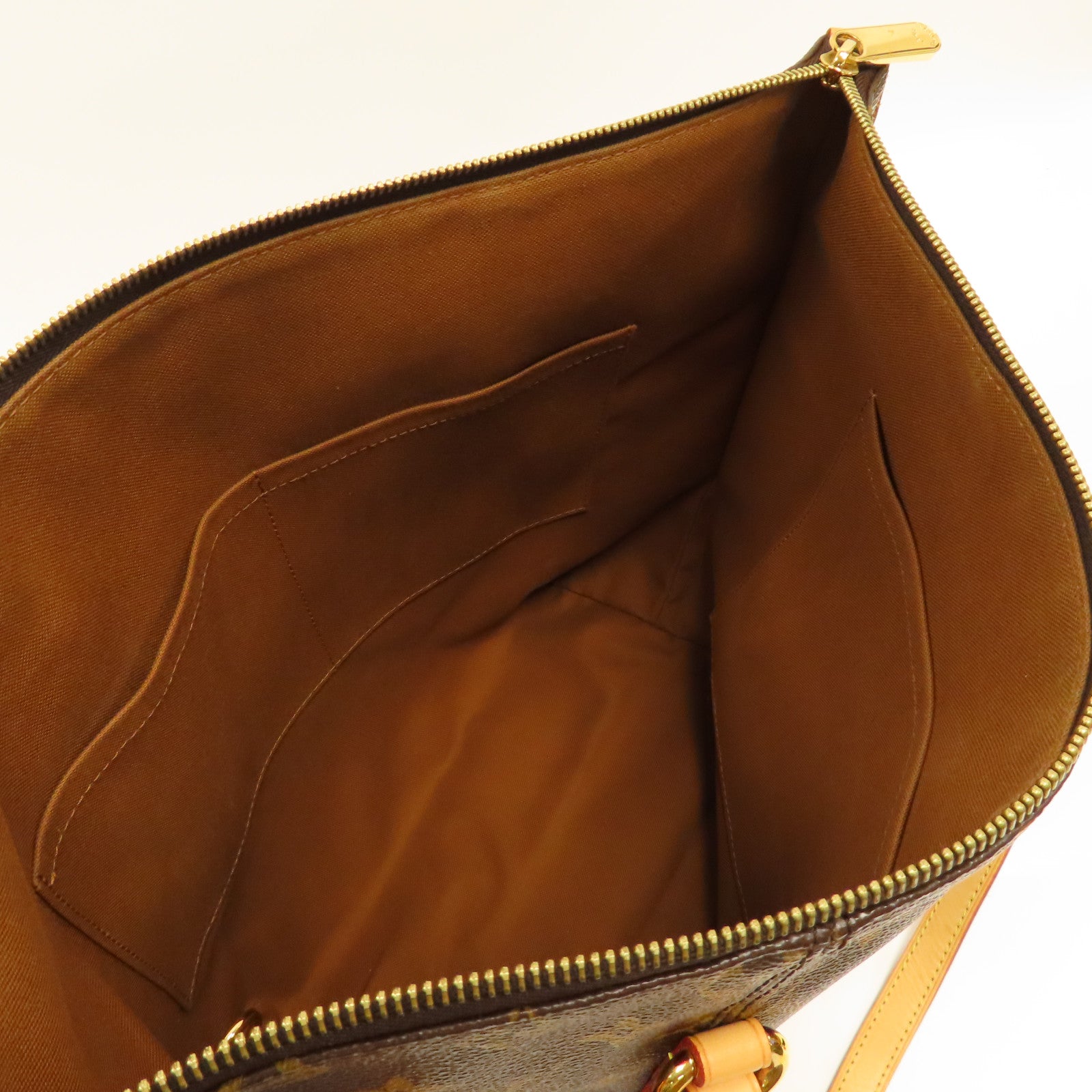 LOUIS VUITTON Monogram Totally MM金扣肩背袋啡色