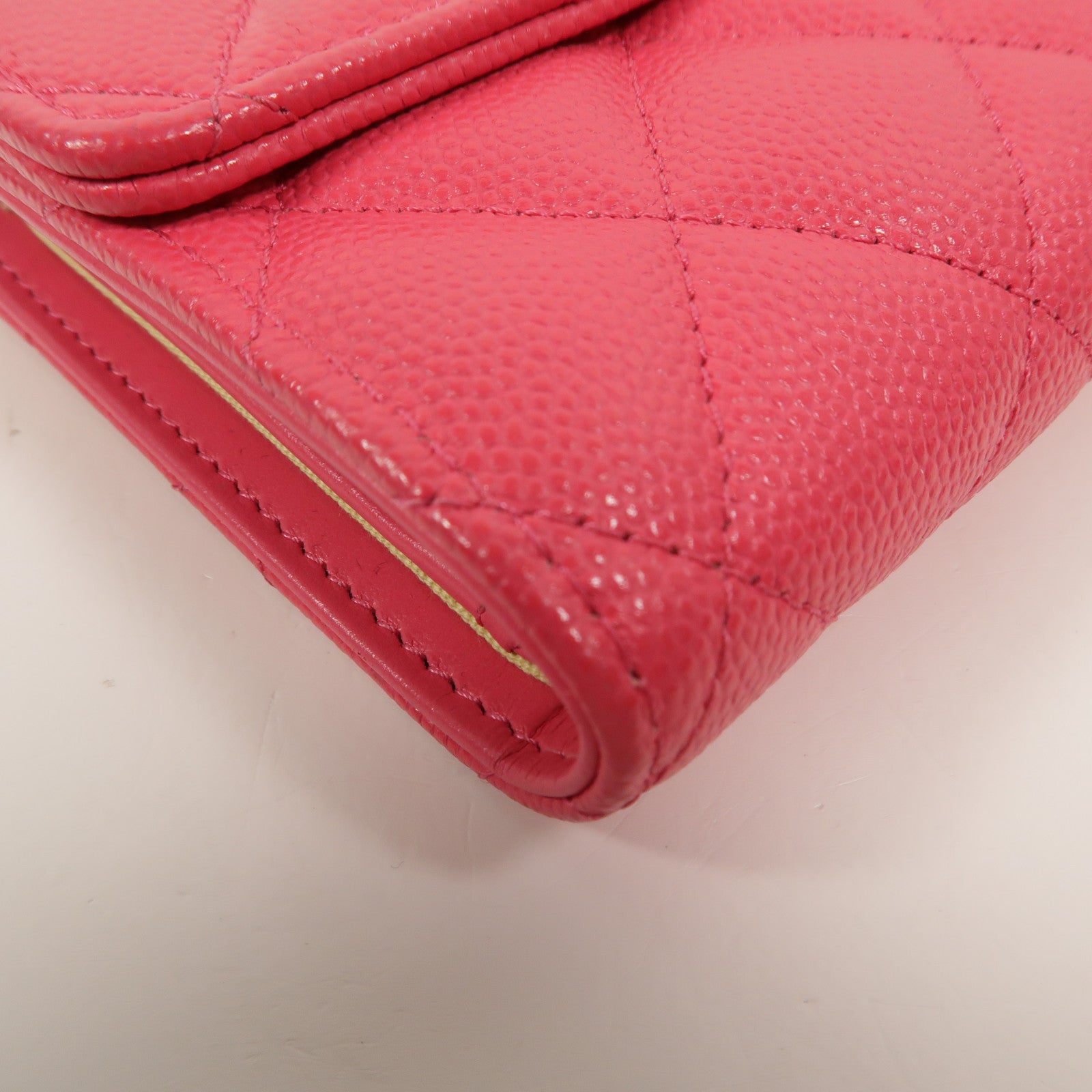 CHANEL 牛皮皮革C19 Wallet長錢包