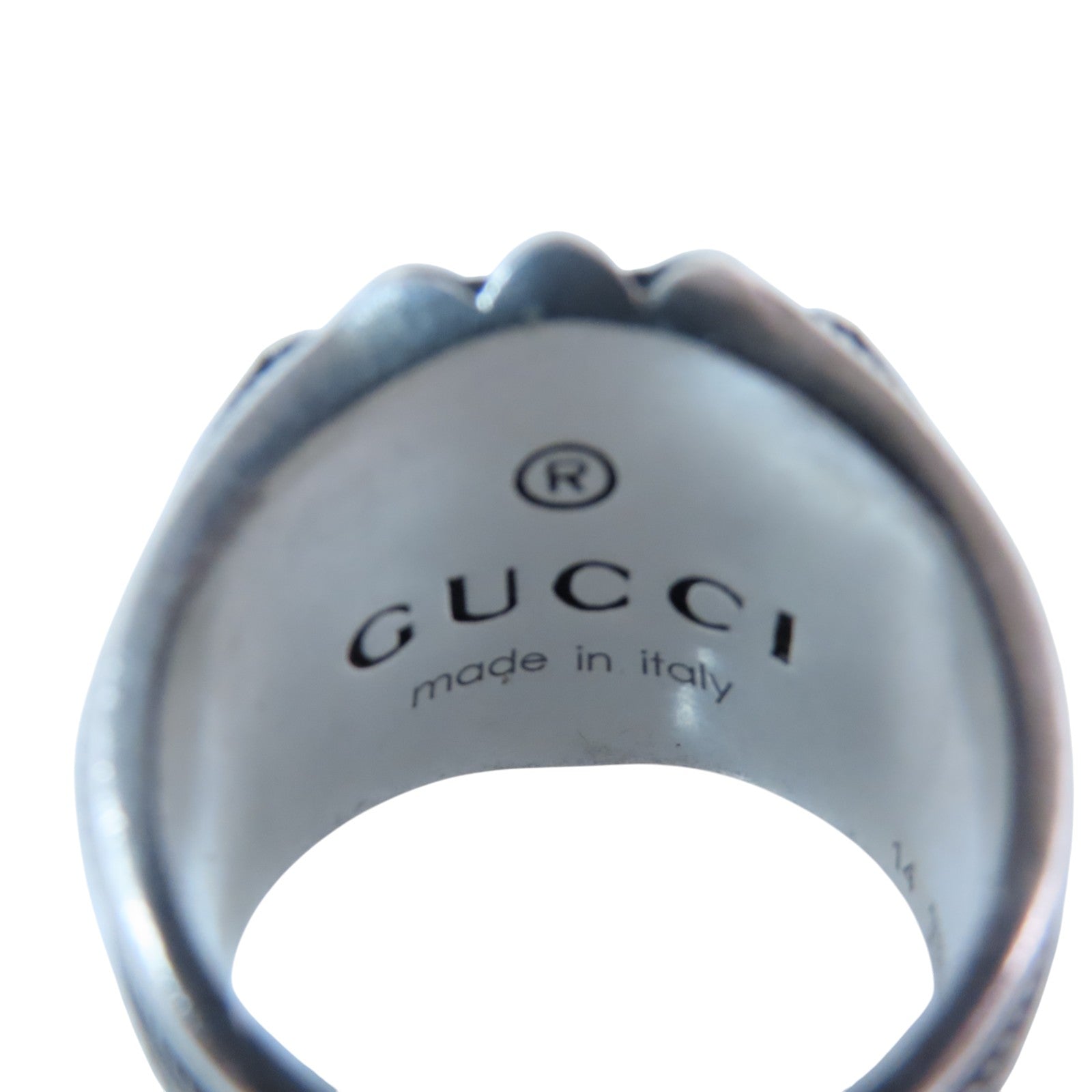 GUCCI 925純銀Silver Ring戒指US#6.75