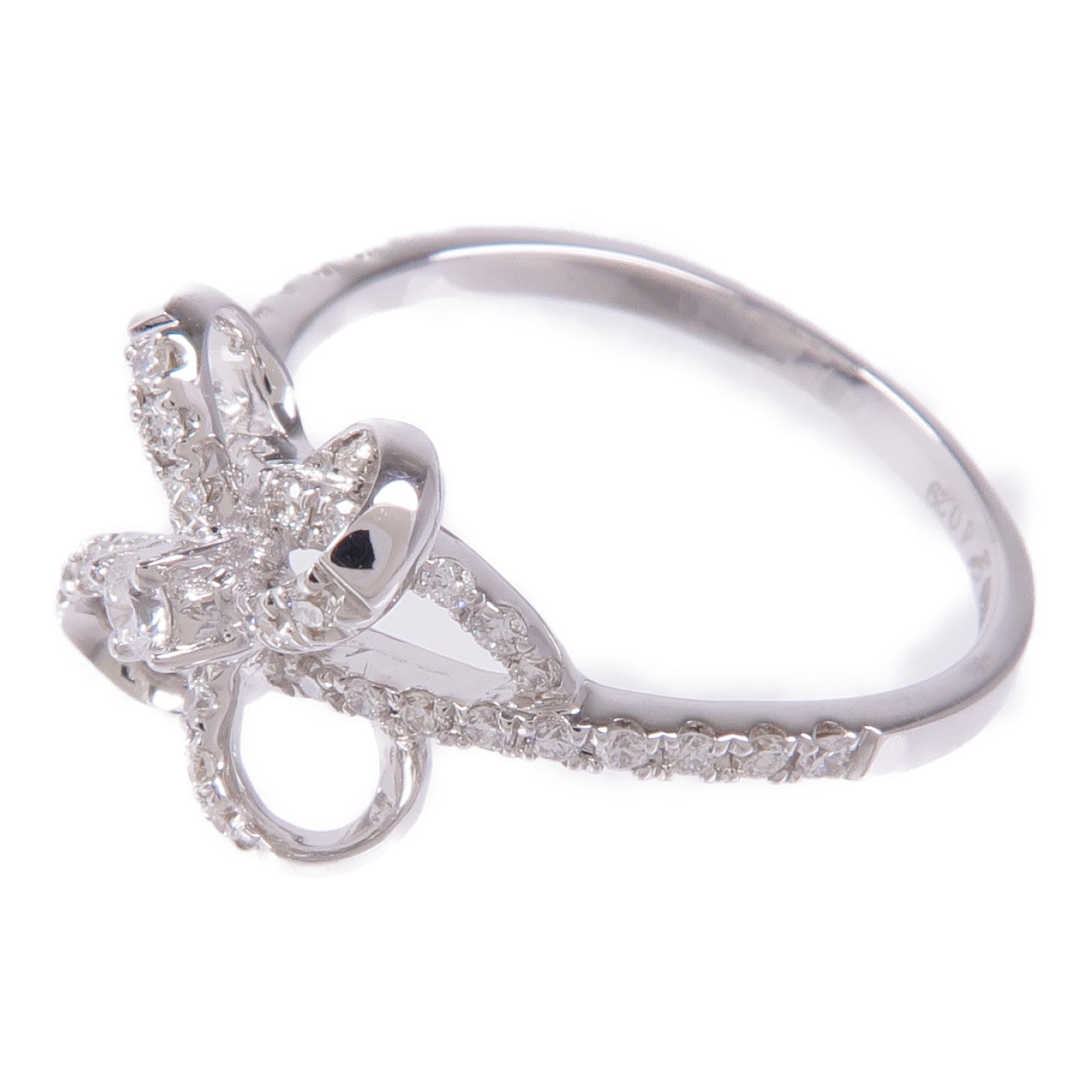 JEWELRY 【激減優惠】18K白金Diamond Ring鑽石戒指US#6