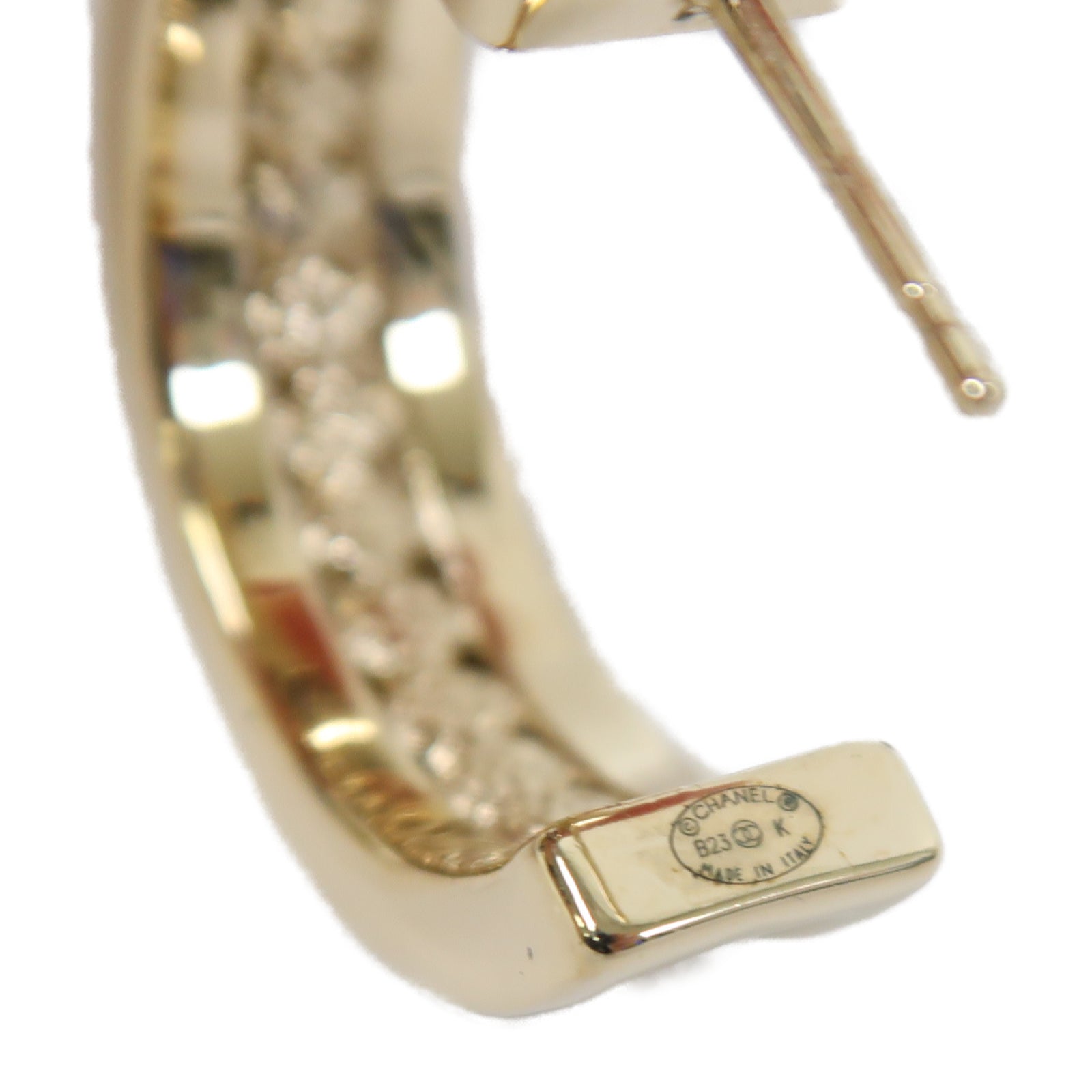 CHANEL 金屬Earrings耳環金色/黑色