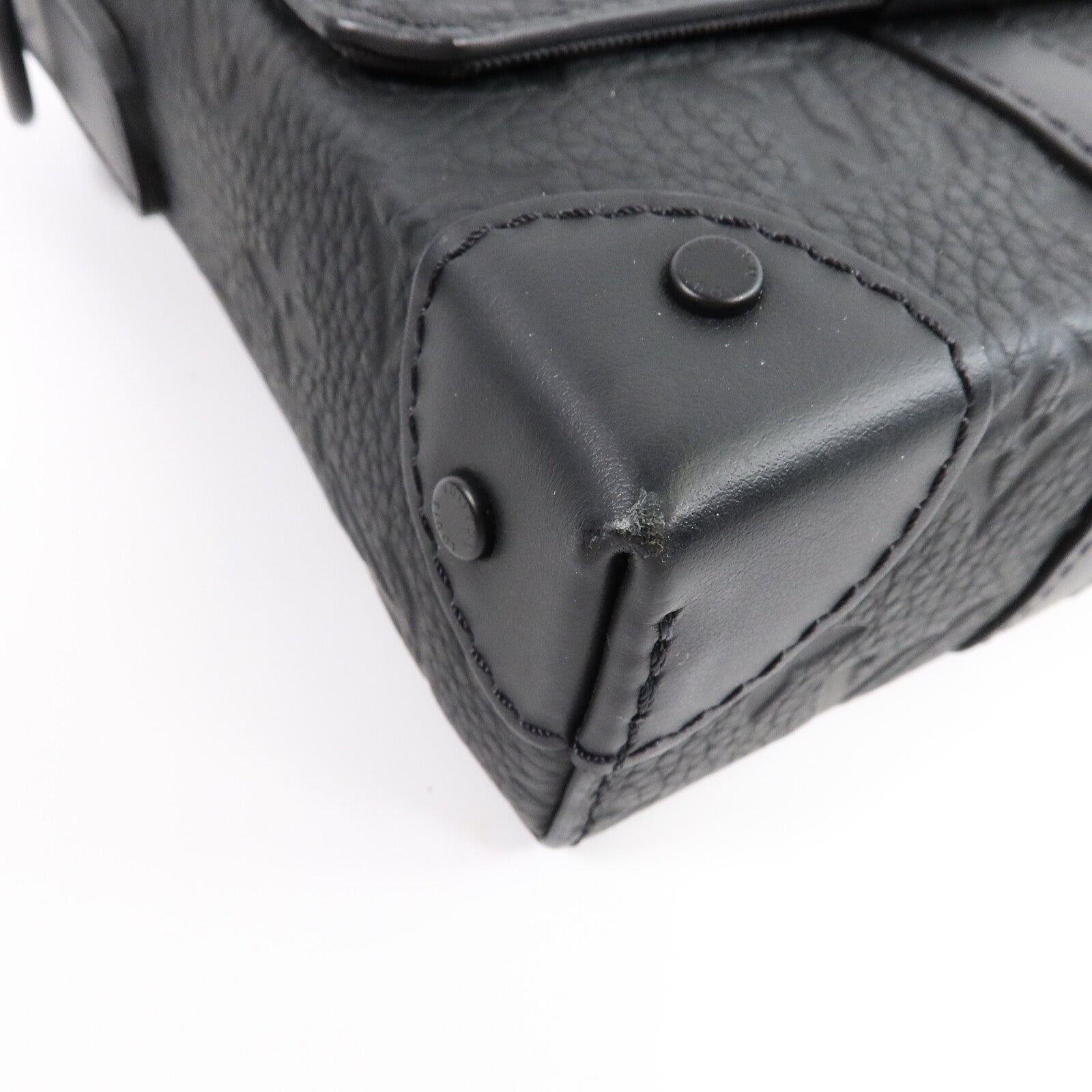 LOUIS VUITTON Monogram Taurillon Trunk Messenger Bag肩背袋