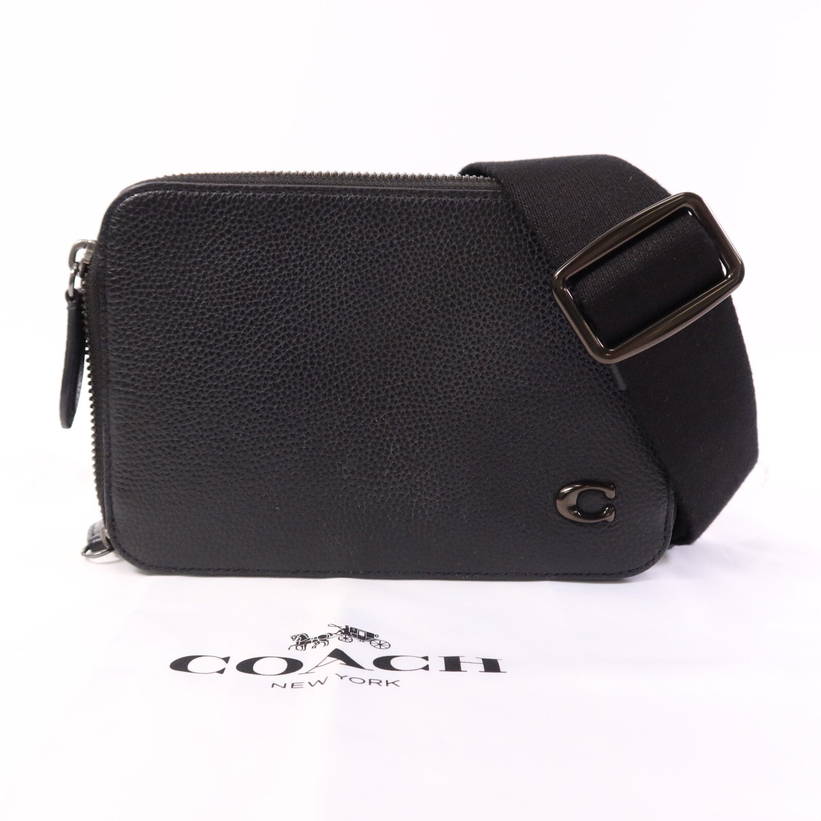 COACH 牛皮皮革Shoulder Bag肩背袋