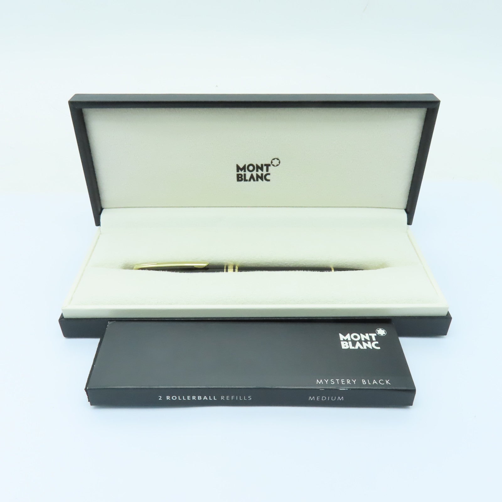 MONTBLANC 【激減優惠】金屬Rollerball Pen金扣原子筆黑色