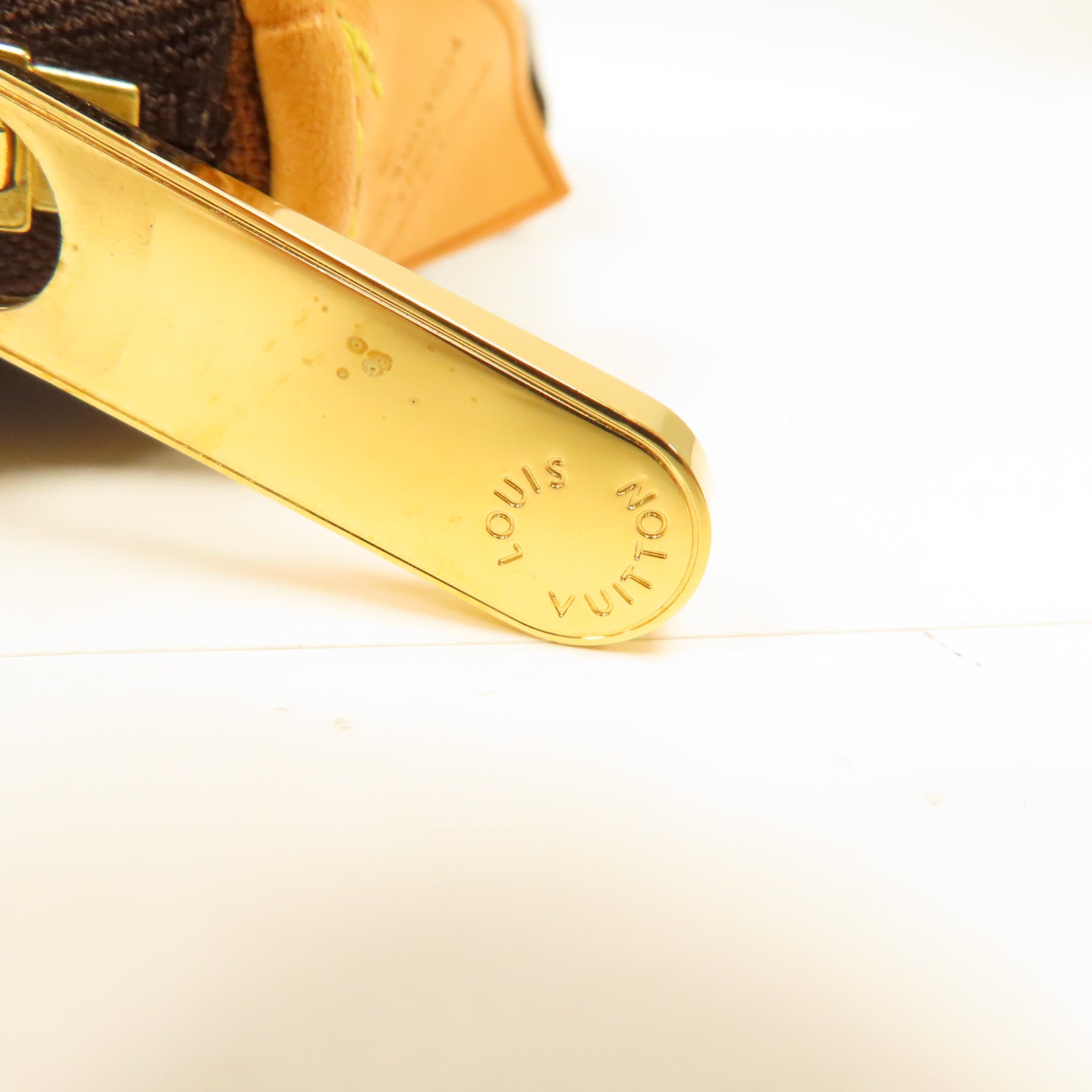 LOUIS VUITTON Monogram Totally MM金扣肩背袋啡色
