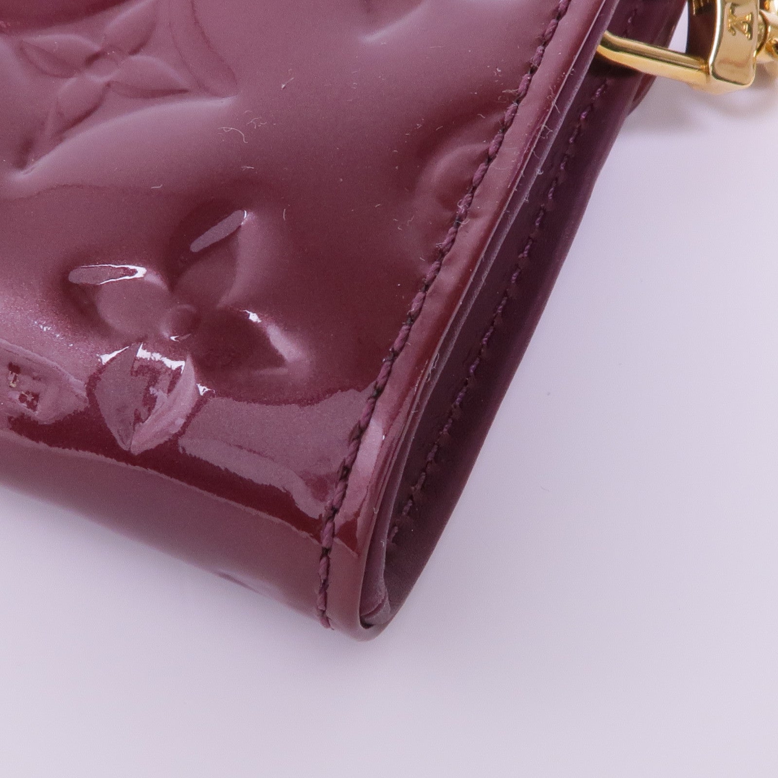 LOUIS VUITTON Vernis Sunset Bouldevard金扣肩背袋