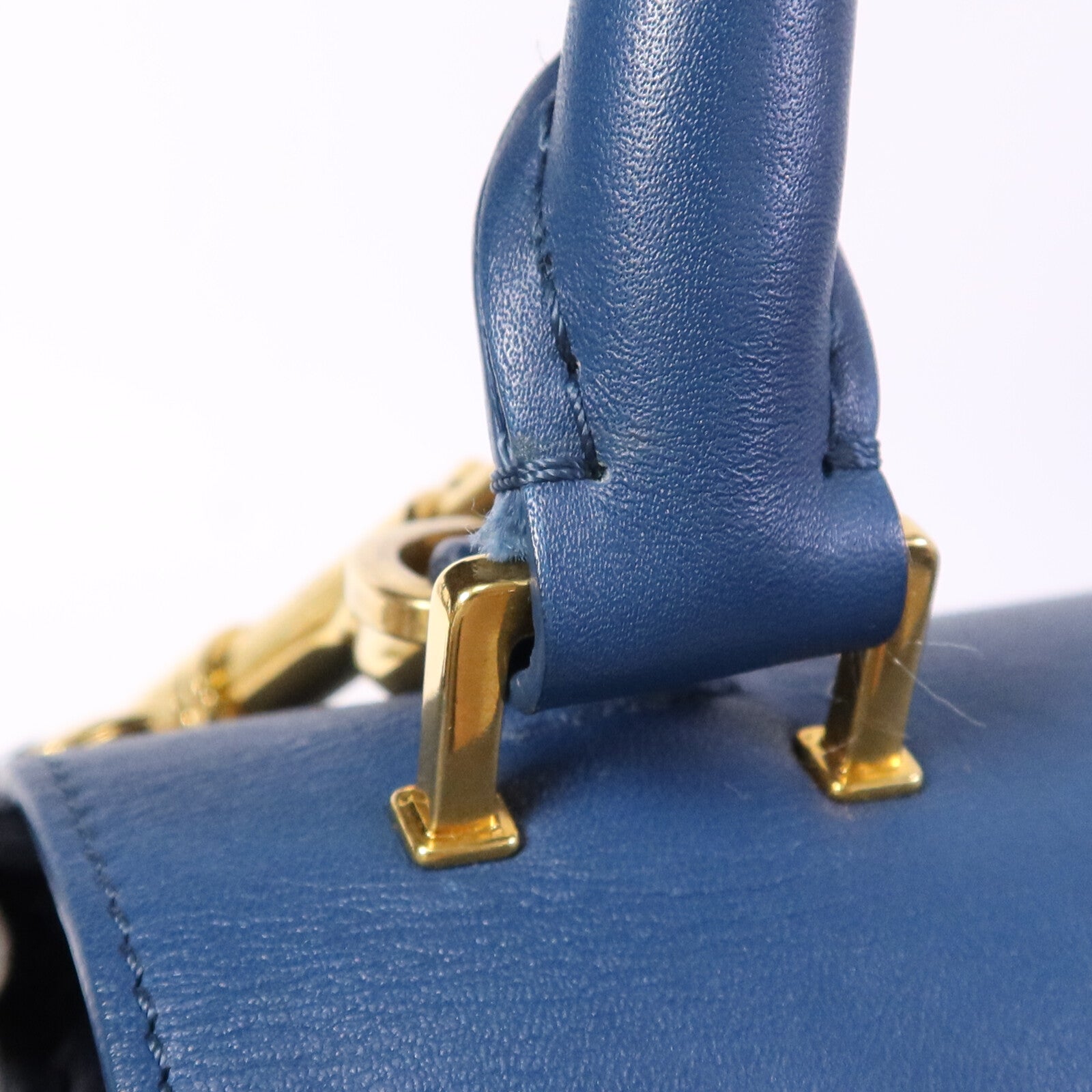 CELINE 牛皮皮革Trapeze金扣手挽肩背兩用袋