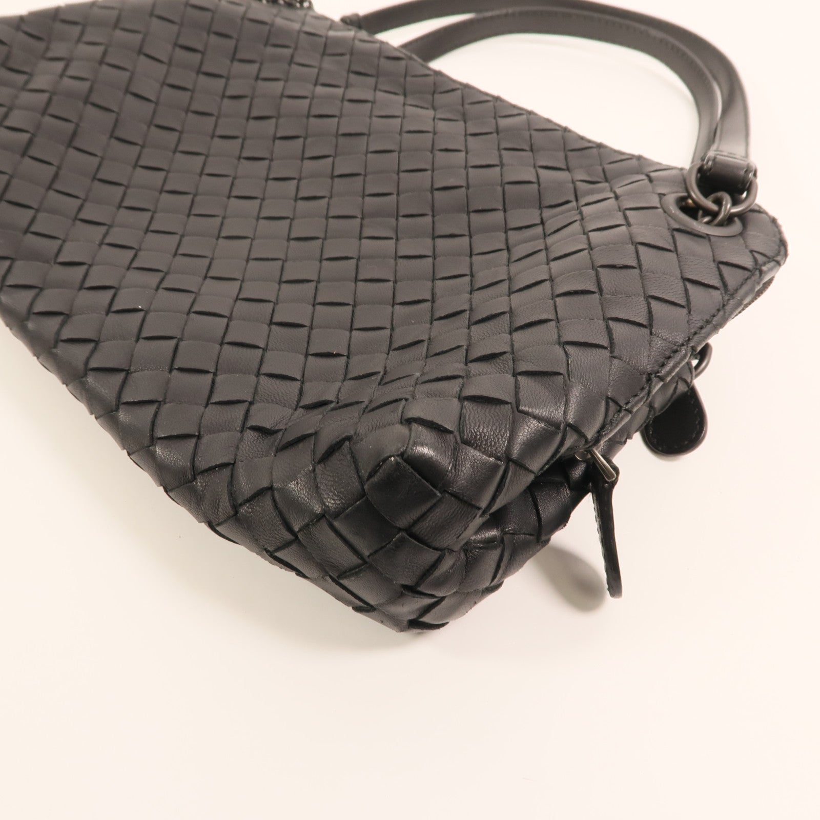 BOTTEGA VENETA 牛皮皮革Shoulder Bag鏈帶肩背袋