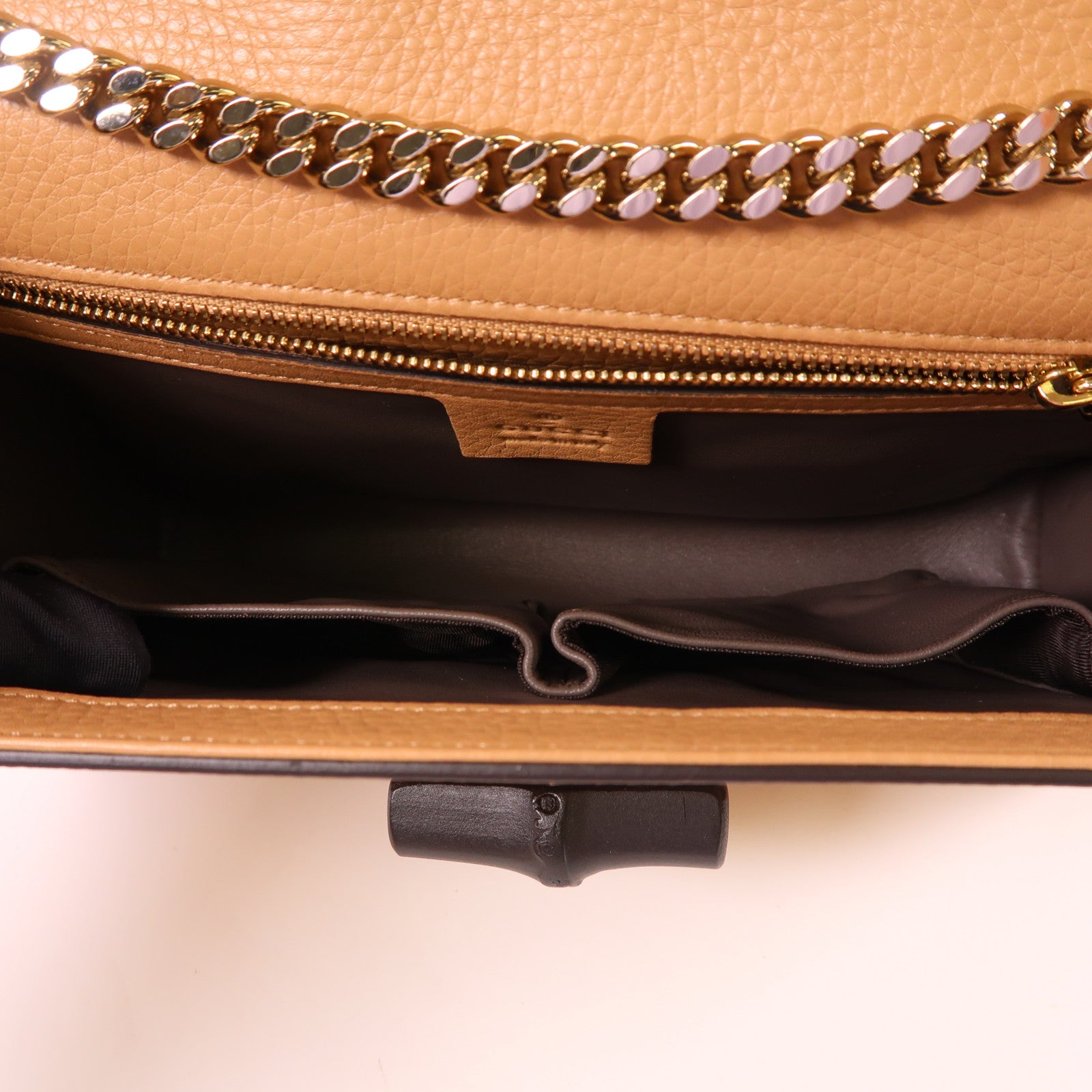 GUCCI 牛皮皮革Shoulder Bag金扣鏈帶肩背袋