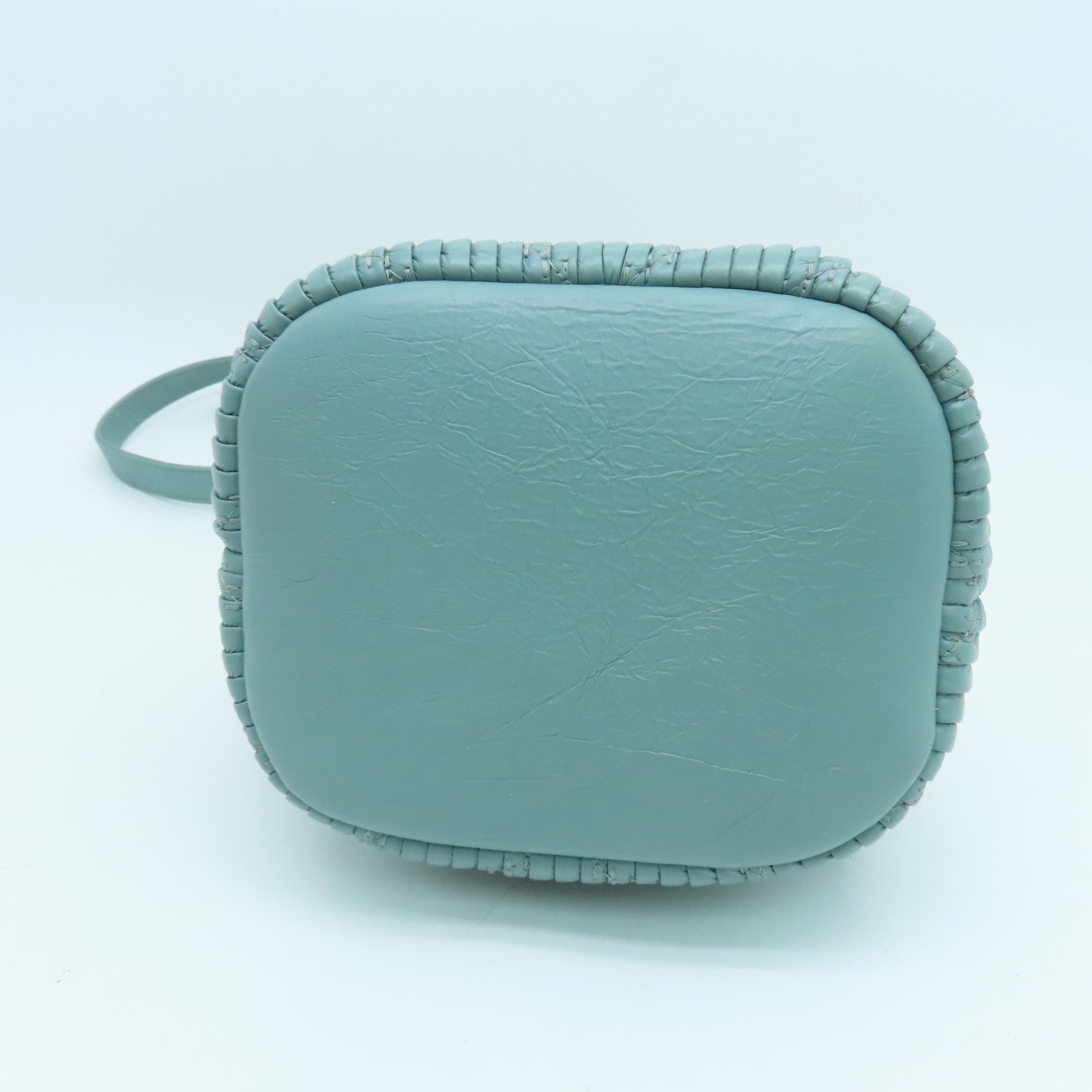 CHANEL 【激減優惠】牛皮皮革Shoulder Bag金扣肩背袋藍色