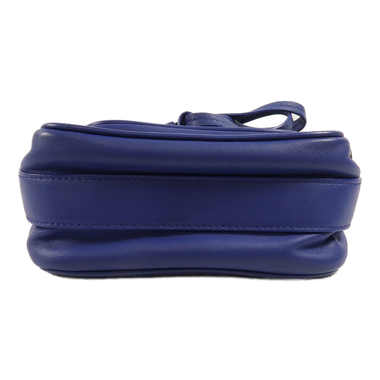 BOTTEGA VENETA 羊皮皮革New Tie Intrecciato Mini Saddle Bag鏈帶肩背袋