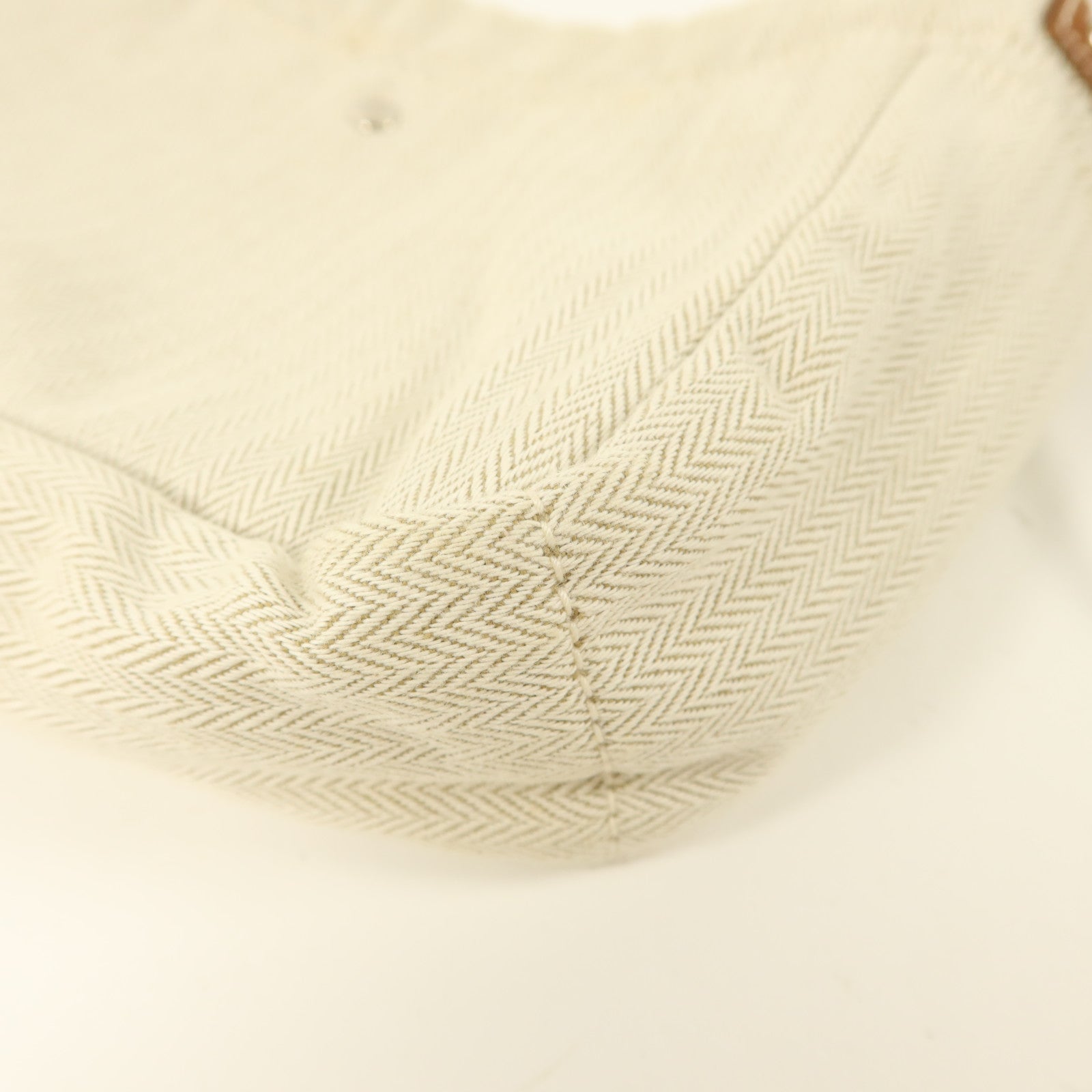 HERMES 帆布/Barenia皮革Fourbi 20 Pouch手拿包Naturel/Fauve