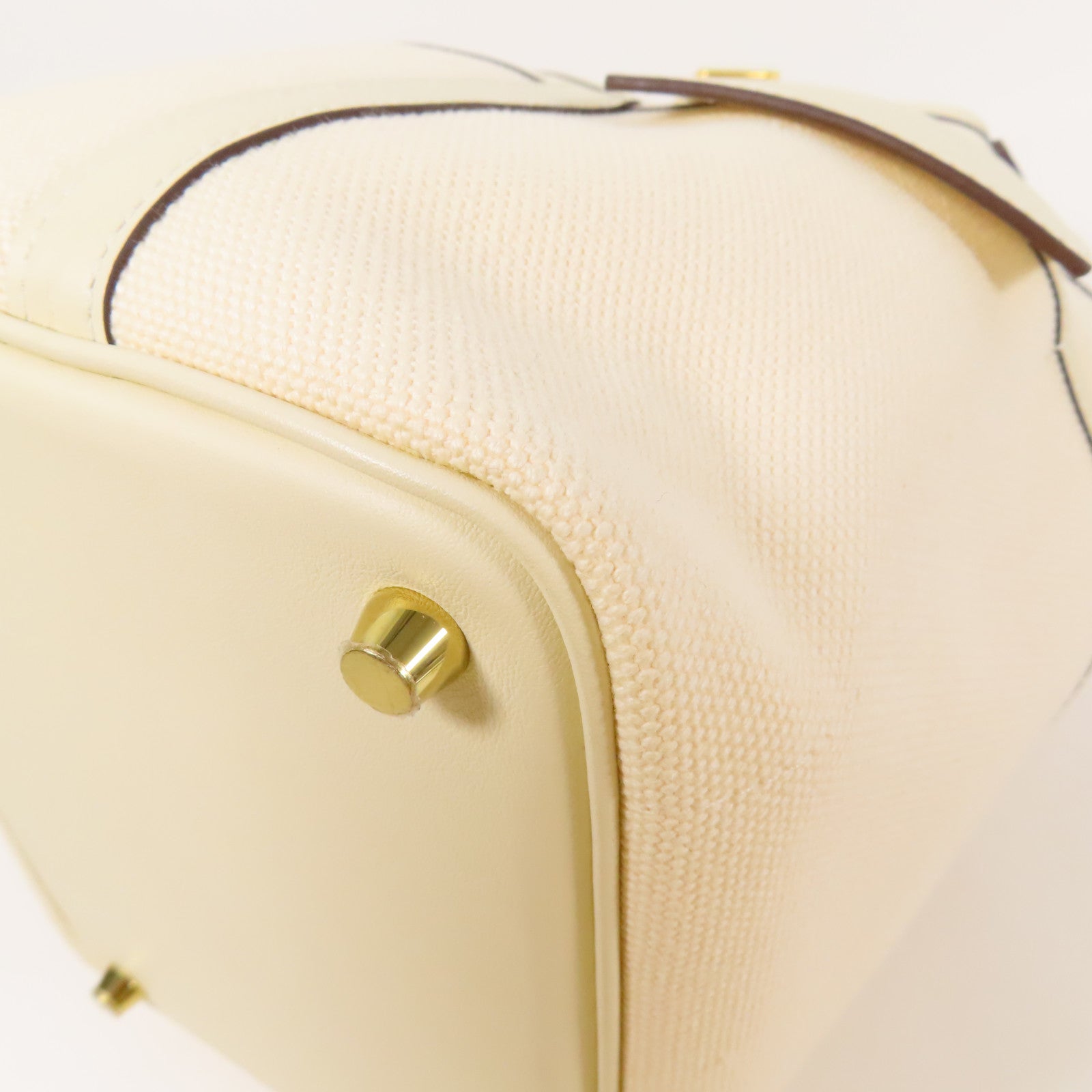 HERMES Toile Goeland Picotin Lock PM金扣手挽袋Nata