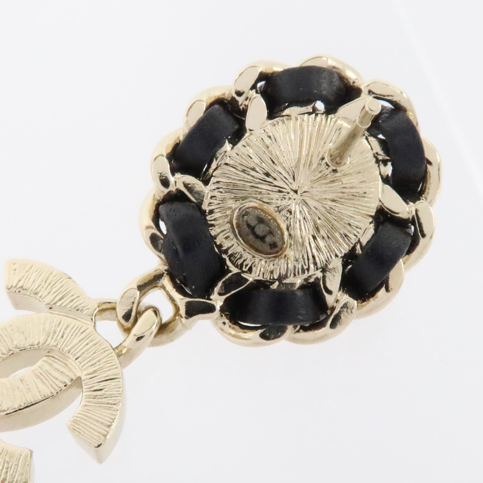 CHANEL 金屬/皮革/PVC Earrings耳環