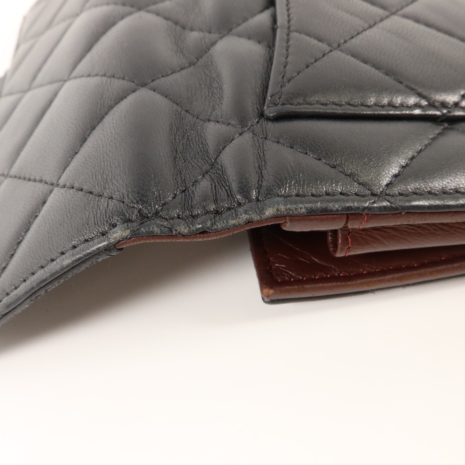 CHANEL 羊皮皮革Classic Long Flap Wallet銀扣長錢包