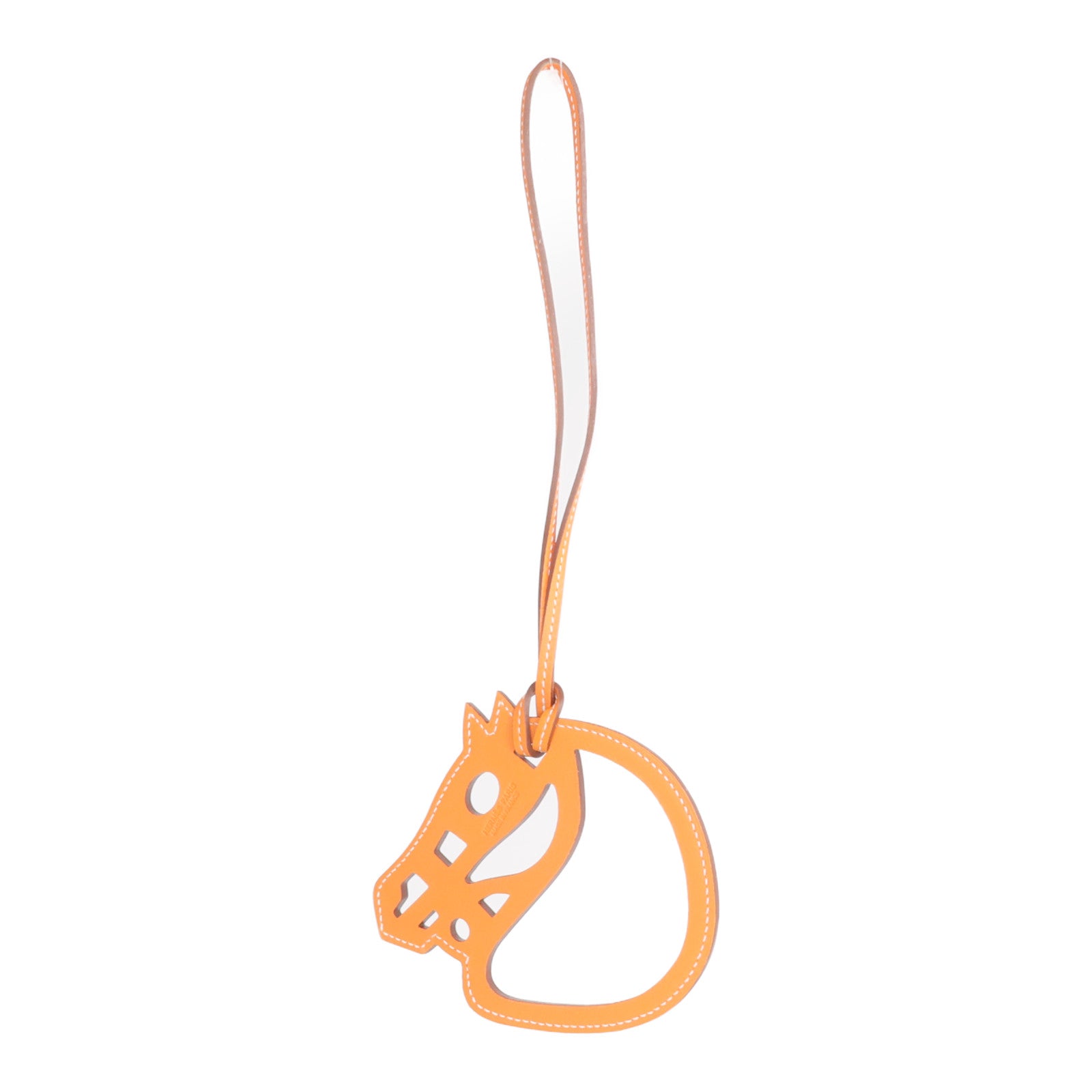 HERMES Swift皮革Paddock Cheval Bag Charm掛飾