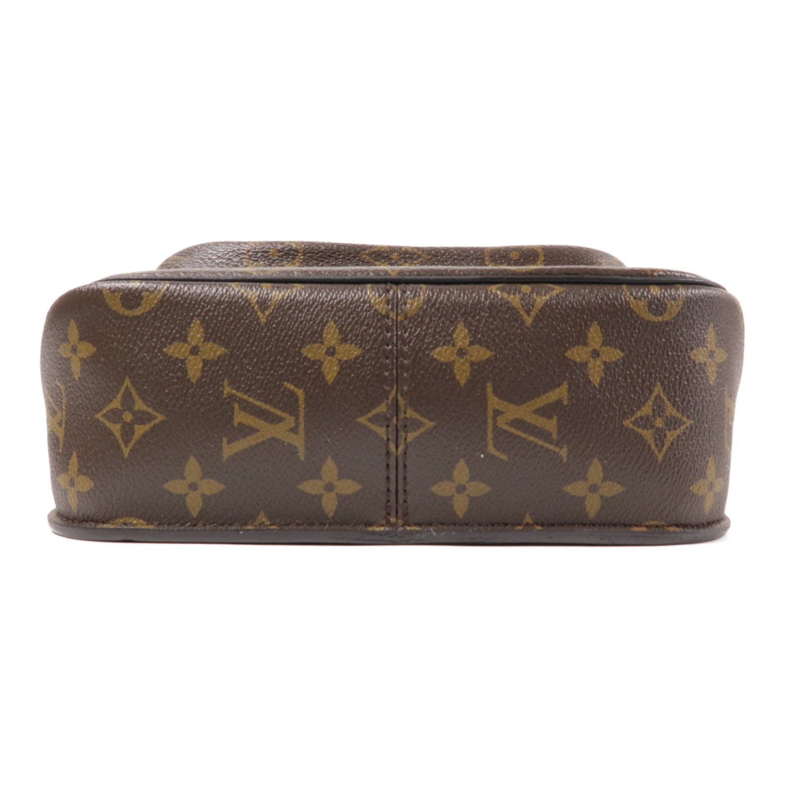 LOUIS VUITTON LV GHW Passy Chain Shoulder Bag M45592 Monogram Brown