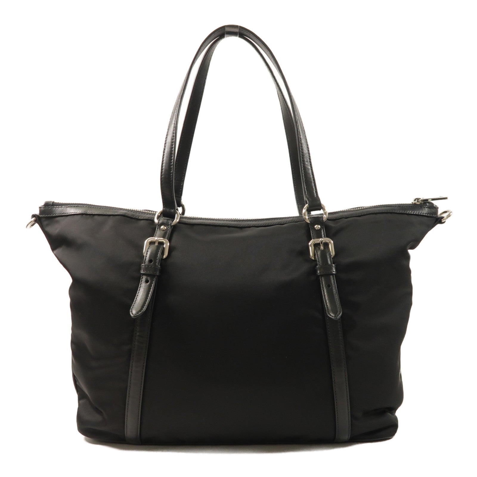 PRADA 尼龍2 Way Shoulder Bag銀扣手挽肩背兩用袋