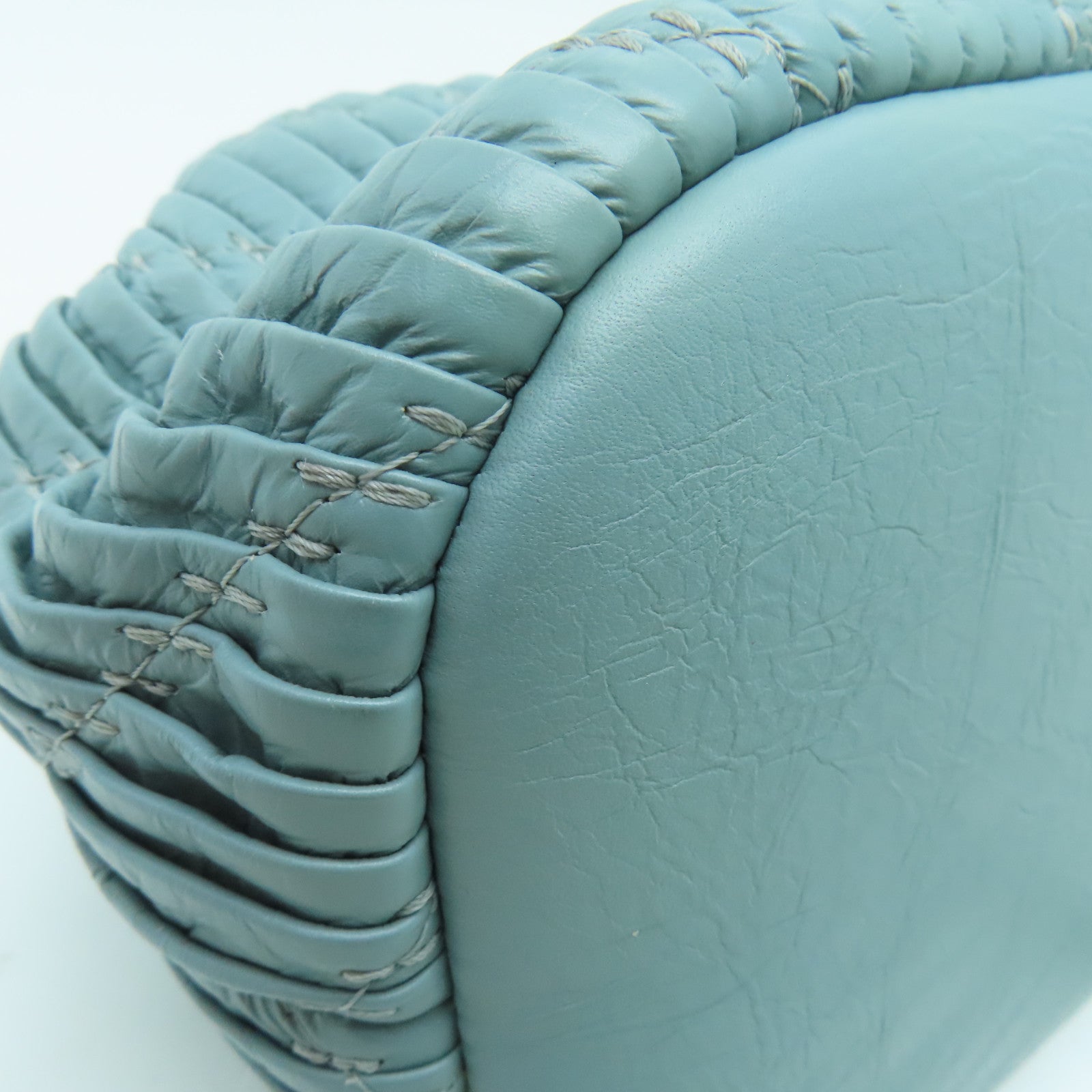 CHANEL 【激減優惠】牛皮皮革Shoulder Bag金扣肩背袋藍色