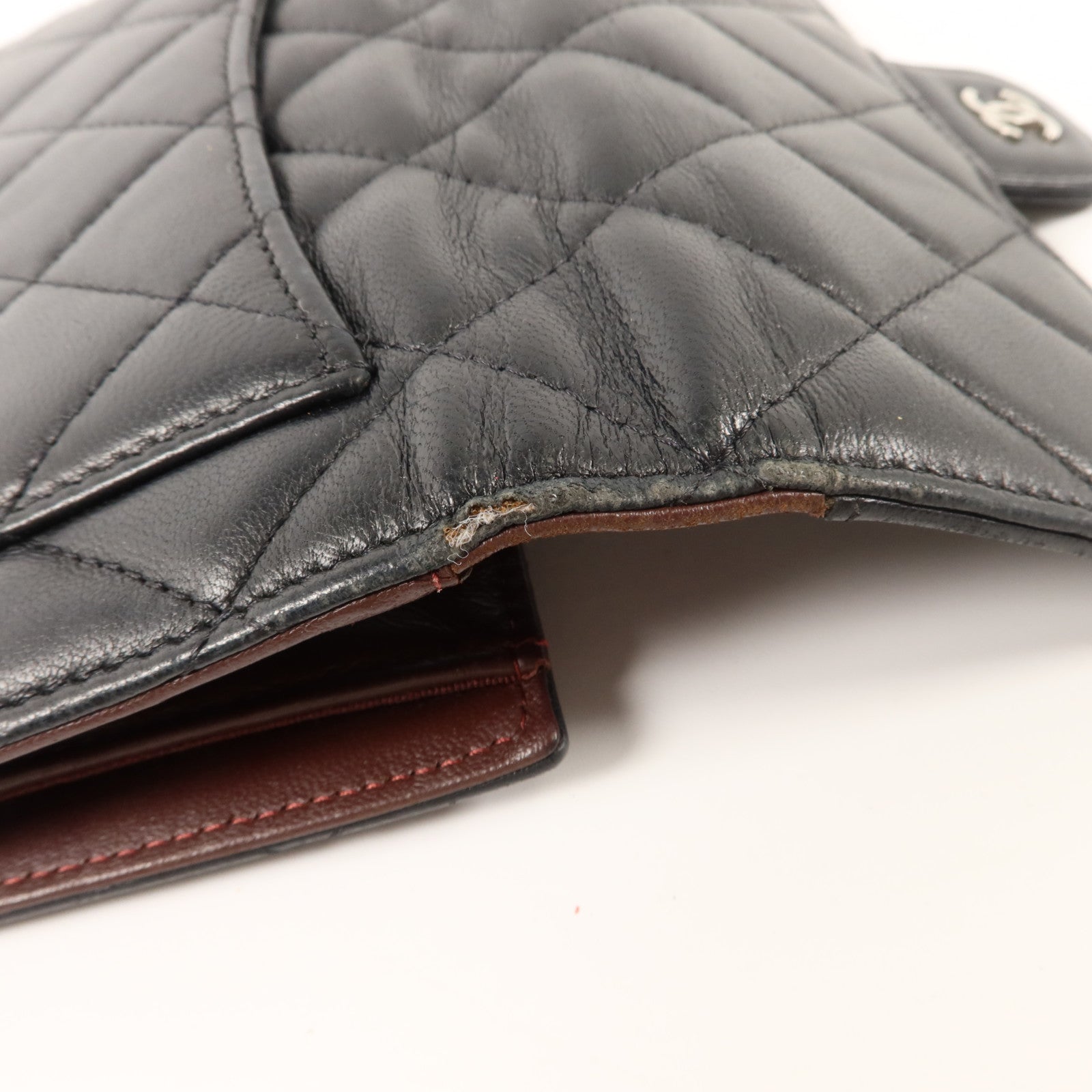 CHANEL 羊皮皮革Classic Long Flap Wallet銀扣長錢包