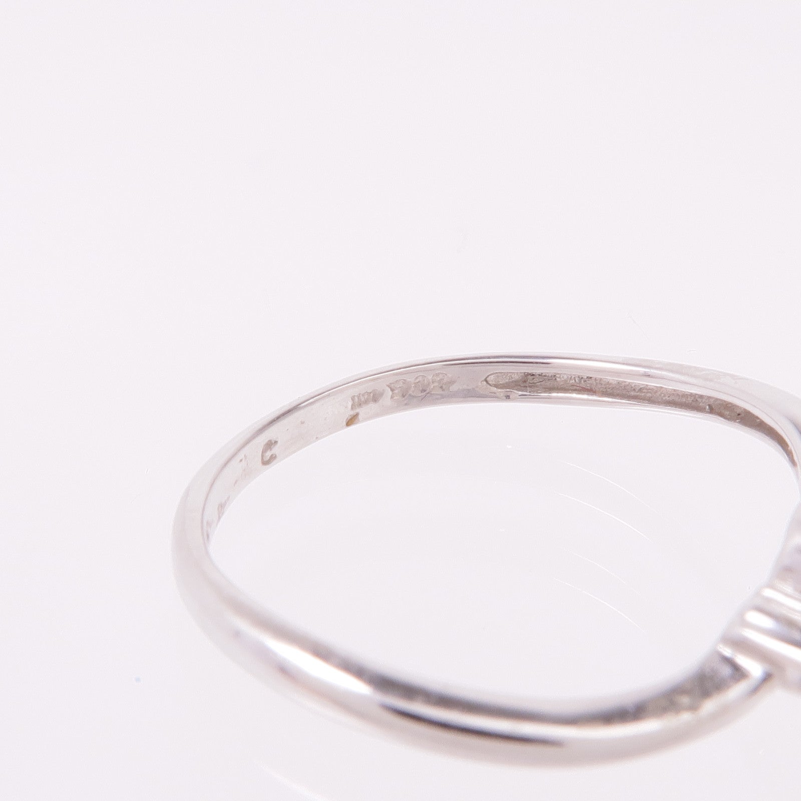 JEWELRY 14K白金Pearl Diamond Ring珍珠/鑽石戒指US#6.25